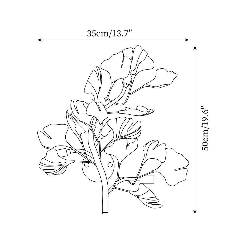 Neiman Applique Murale Ginkgo