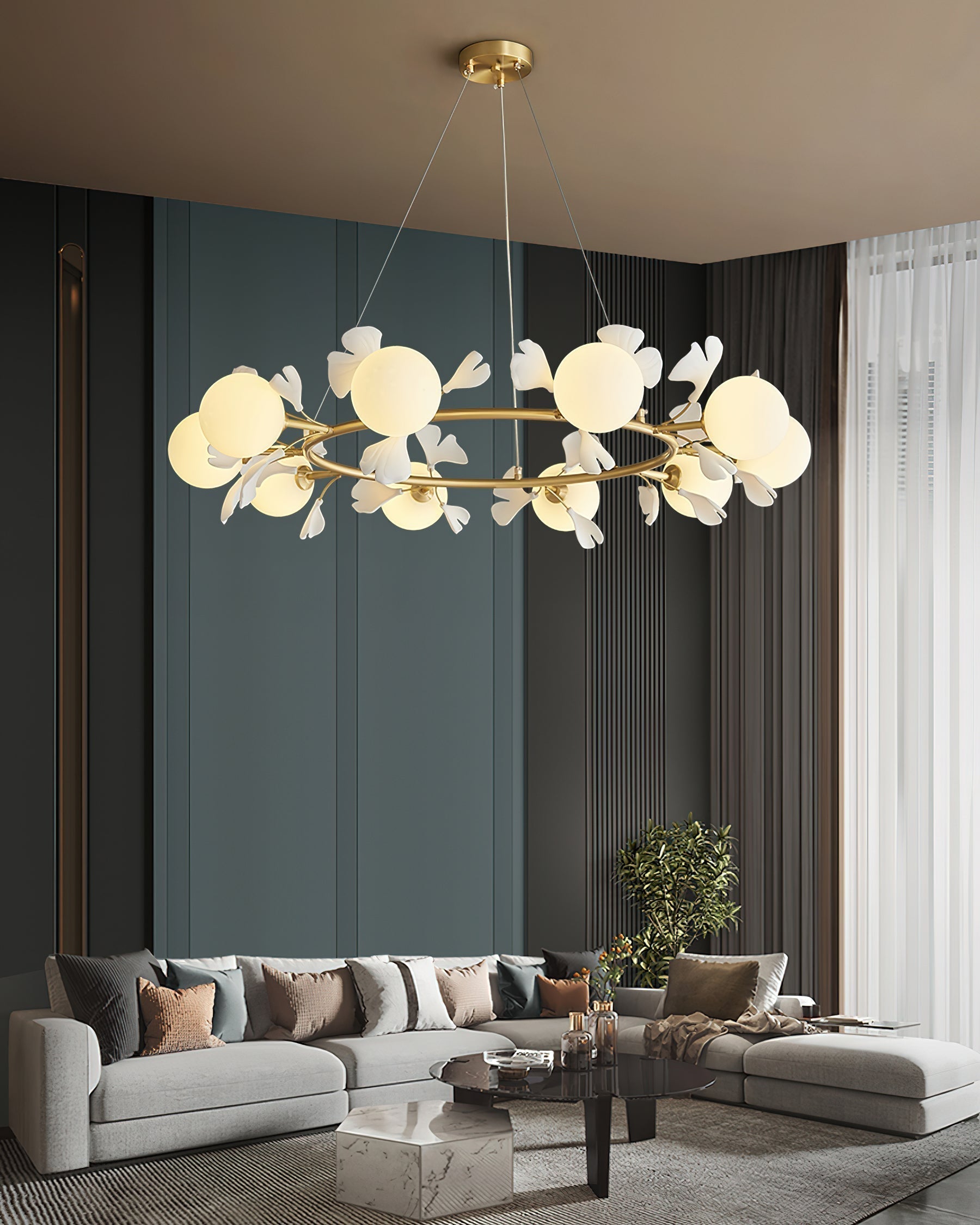Lustre Globe Fidova à 8 Lumières