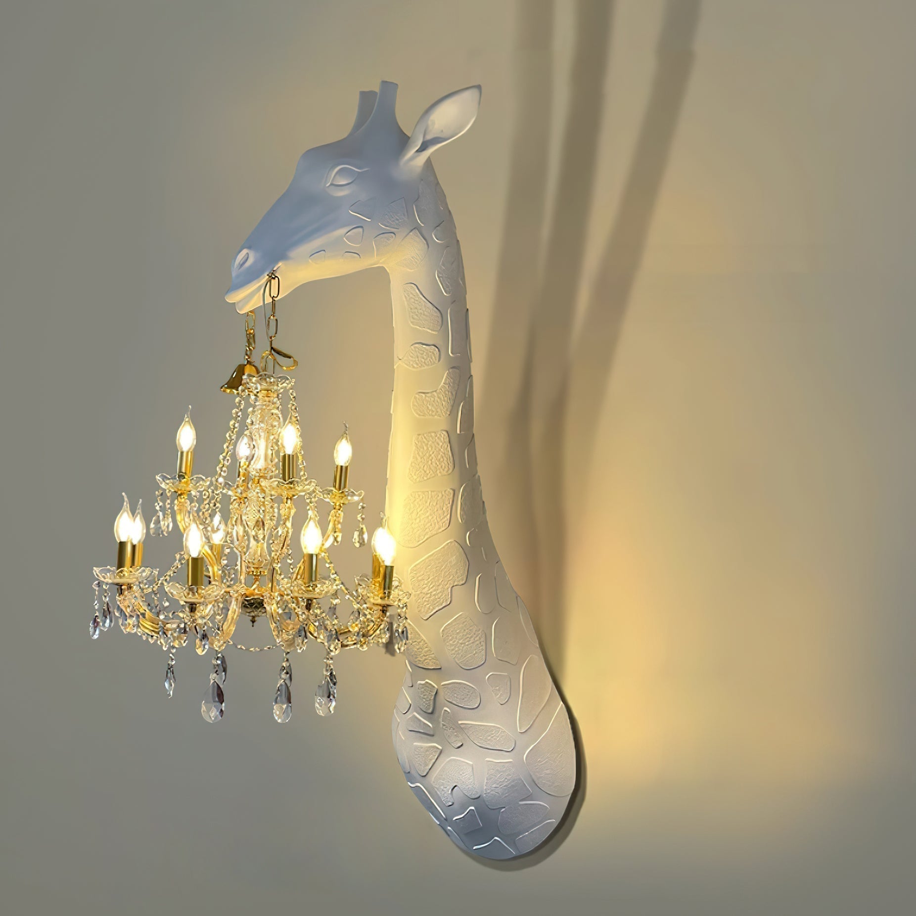 Cishaora Applique Murale en Cristal Créativité Individuelle