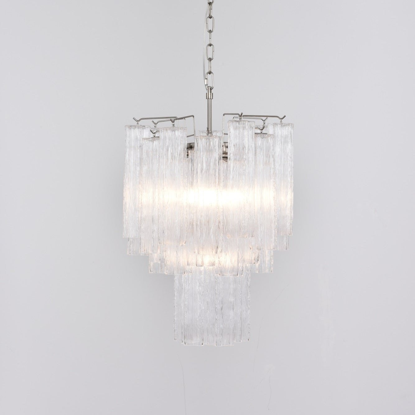 Aurora Lustre en Verre Clair Moderne