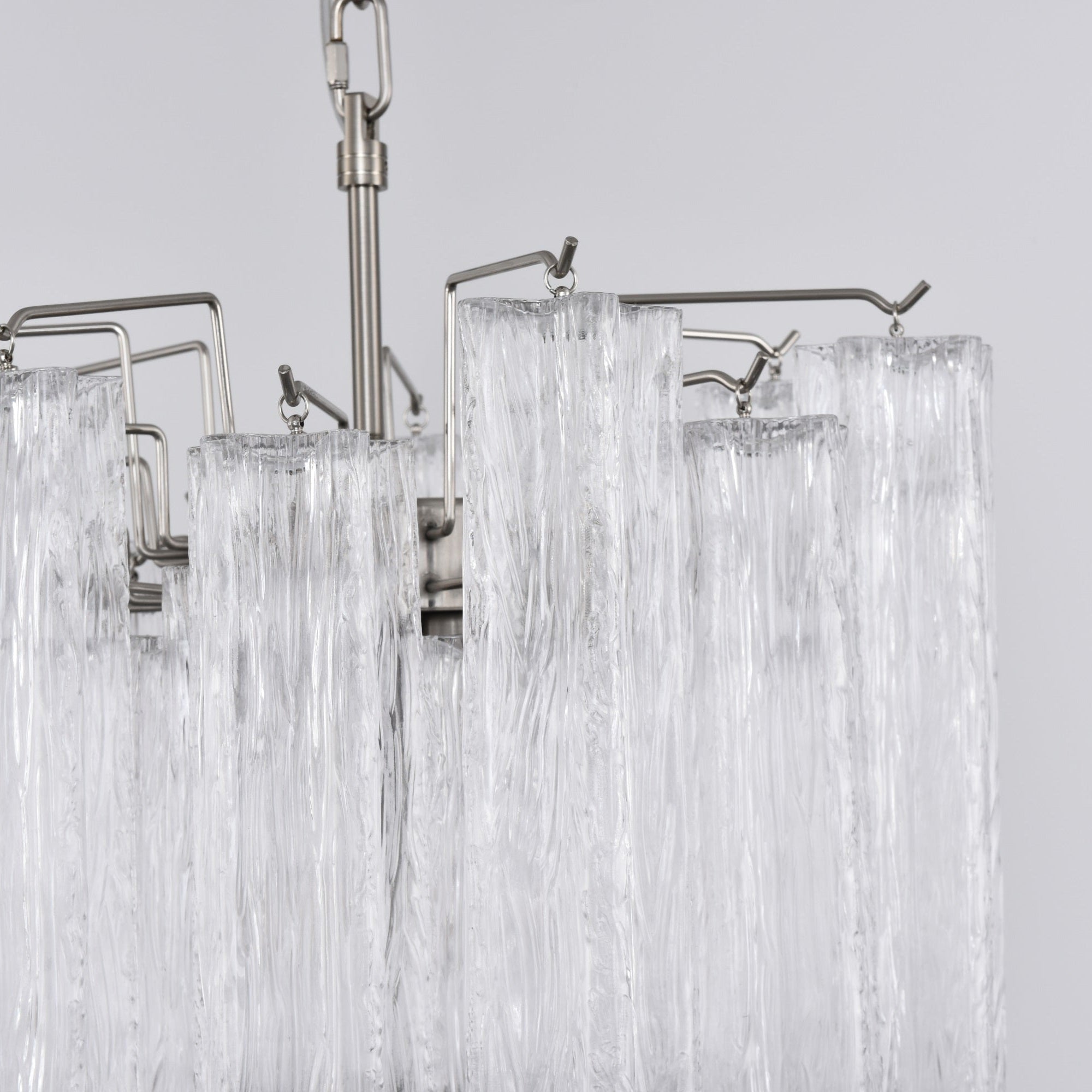 Aurora Lustre en Verre Clair Moderne