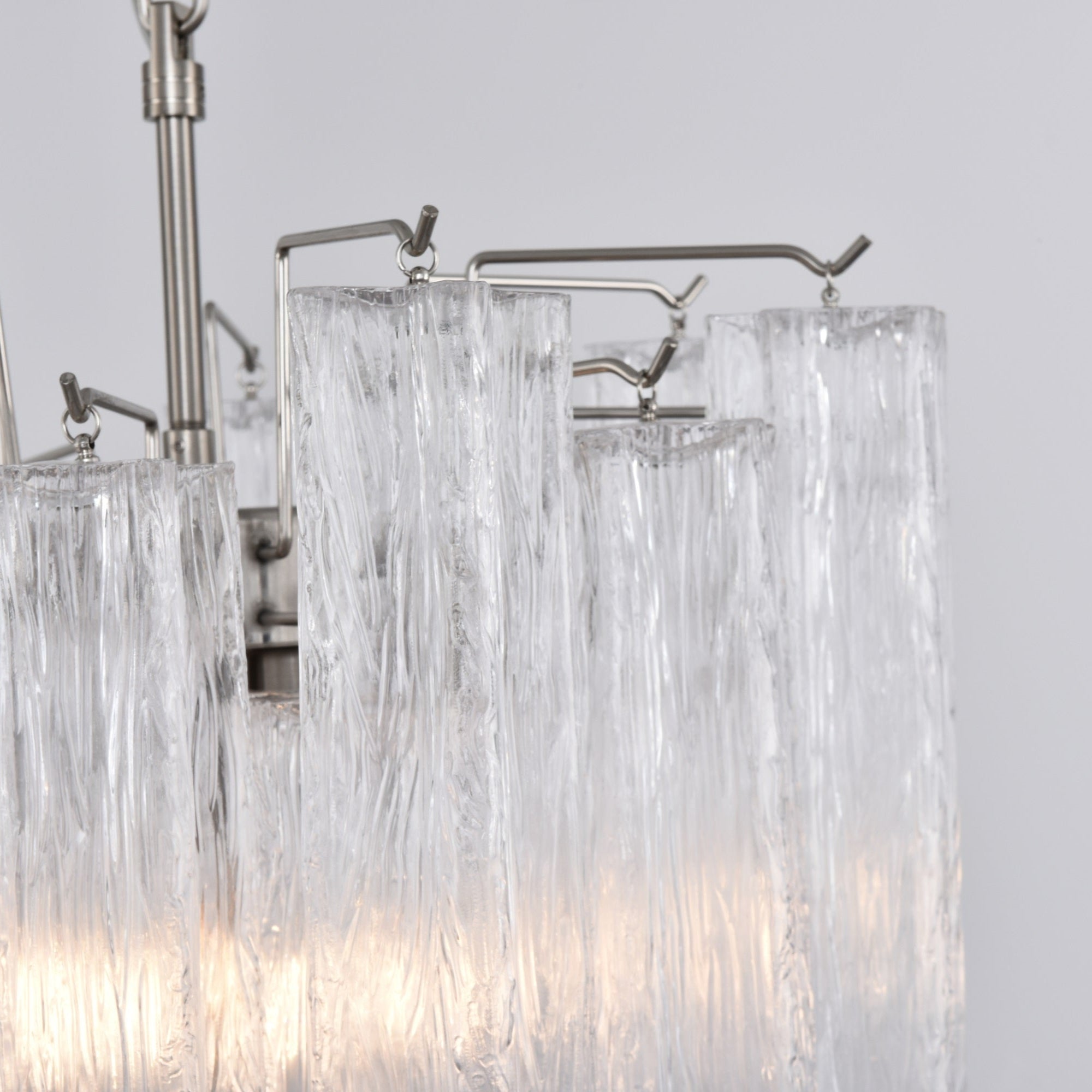 Aurora Lustre en Verre Clair Moderne