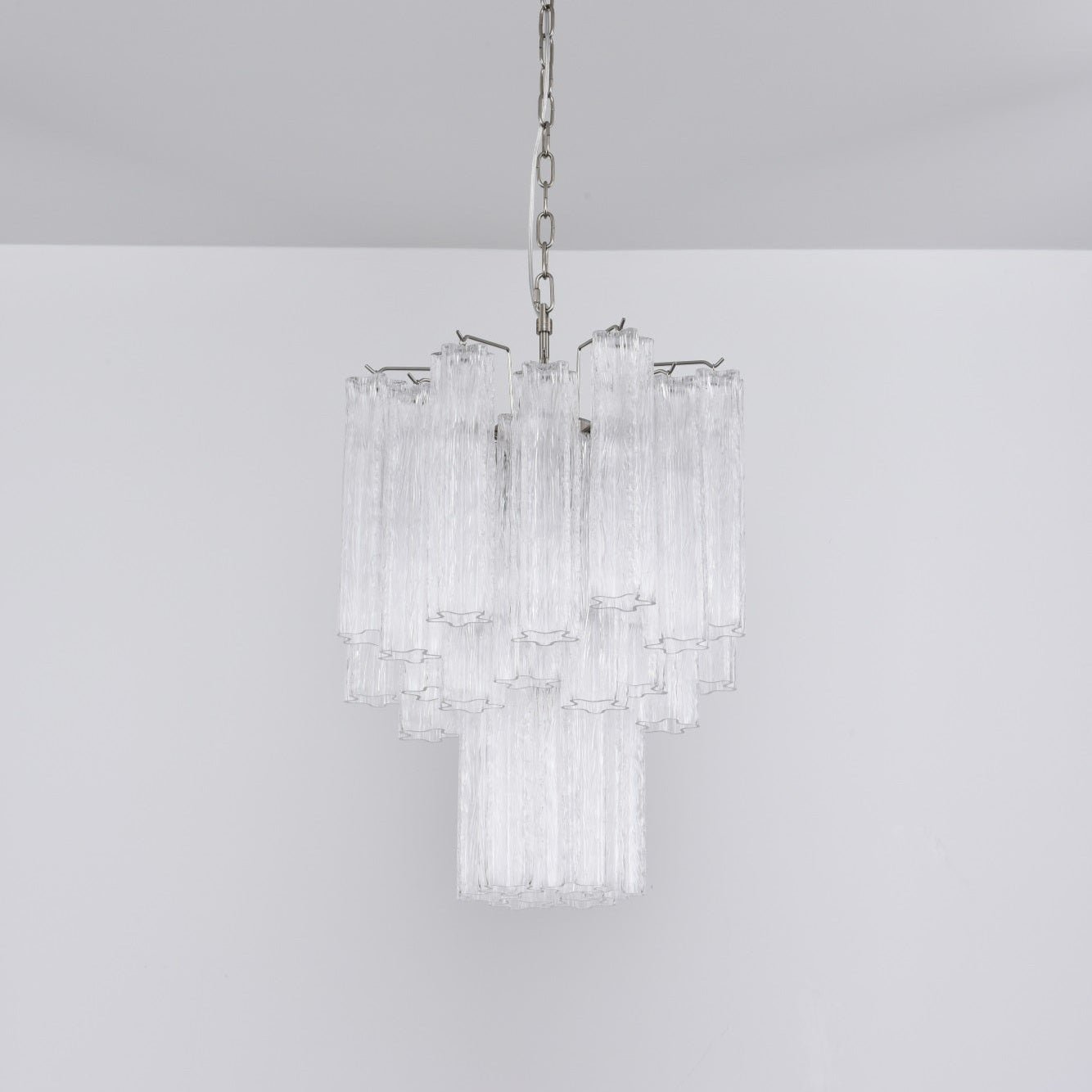 Aurora Lustre en Verre Clair Moderne