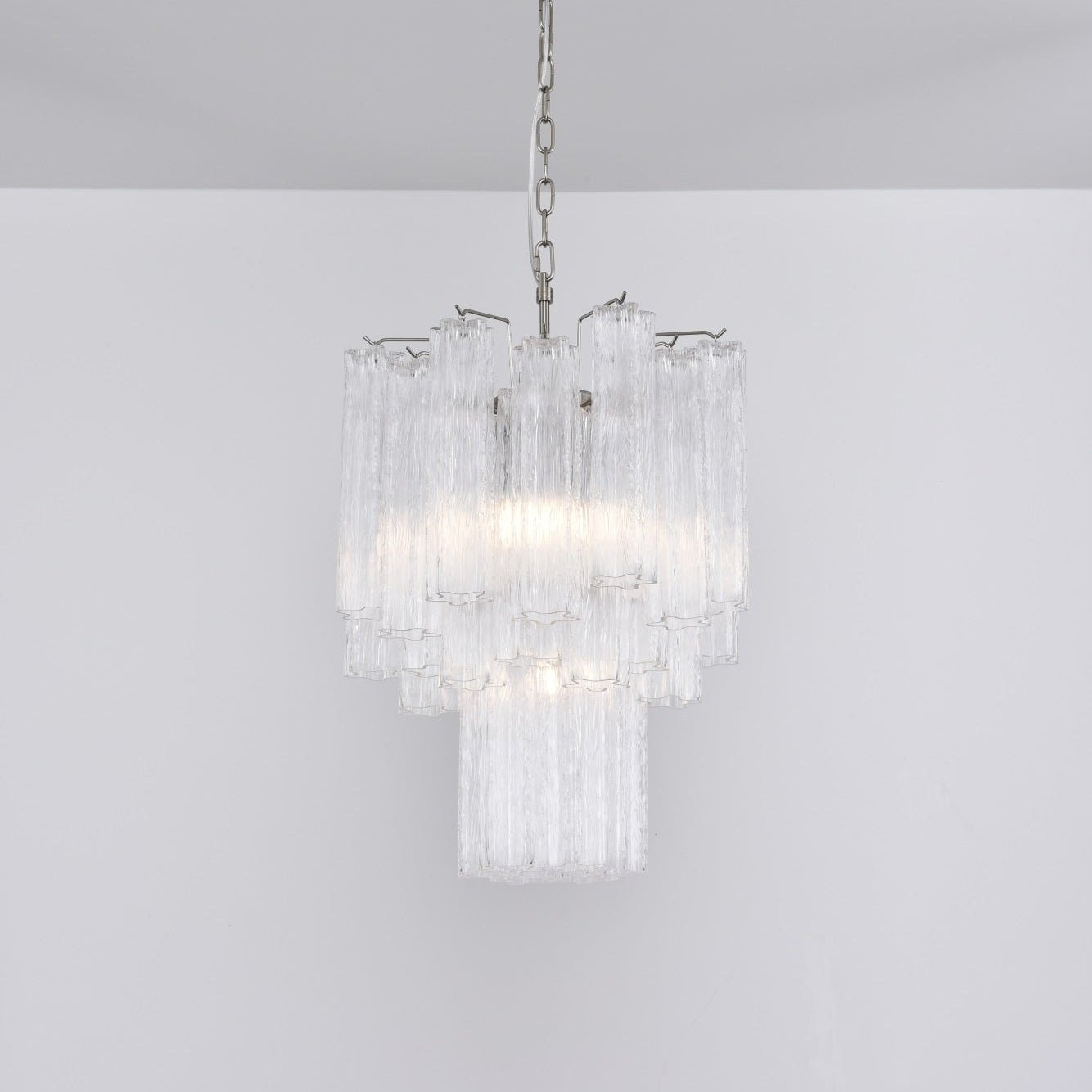 Aurora Lustre en Verre Clair Moderne