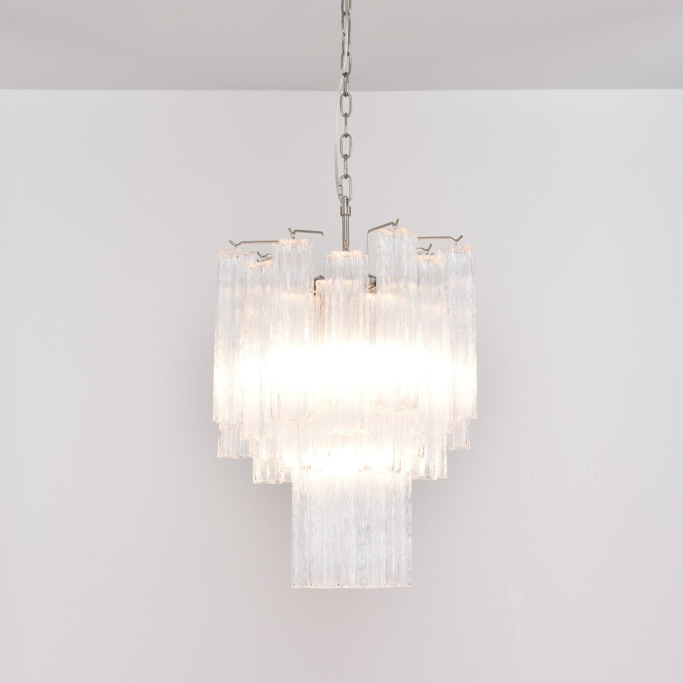 Aurora Lustre en Verre Clair Moderne