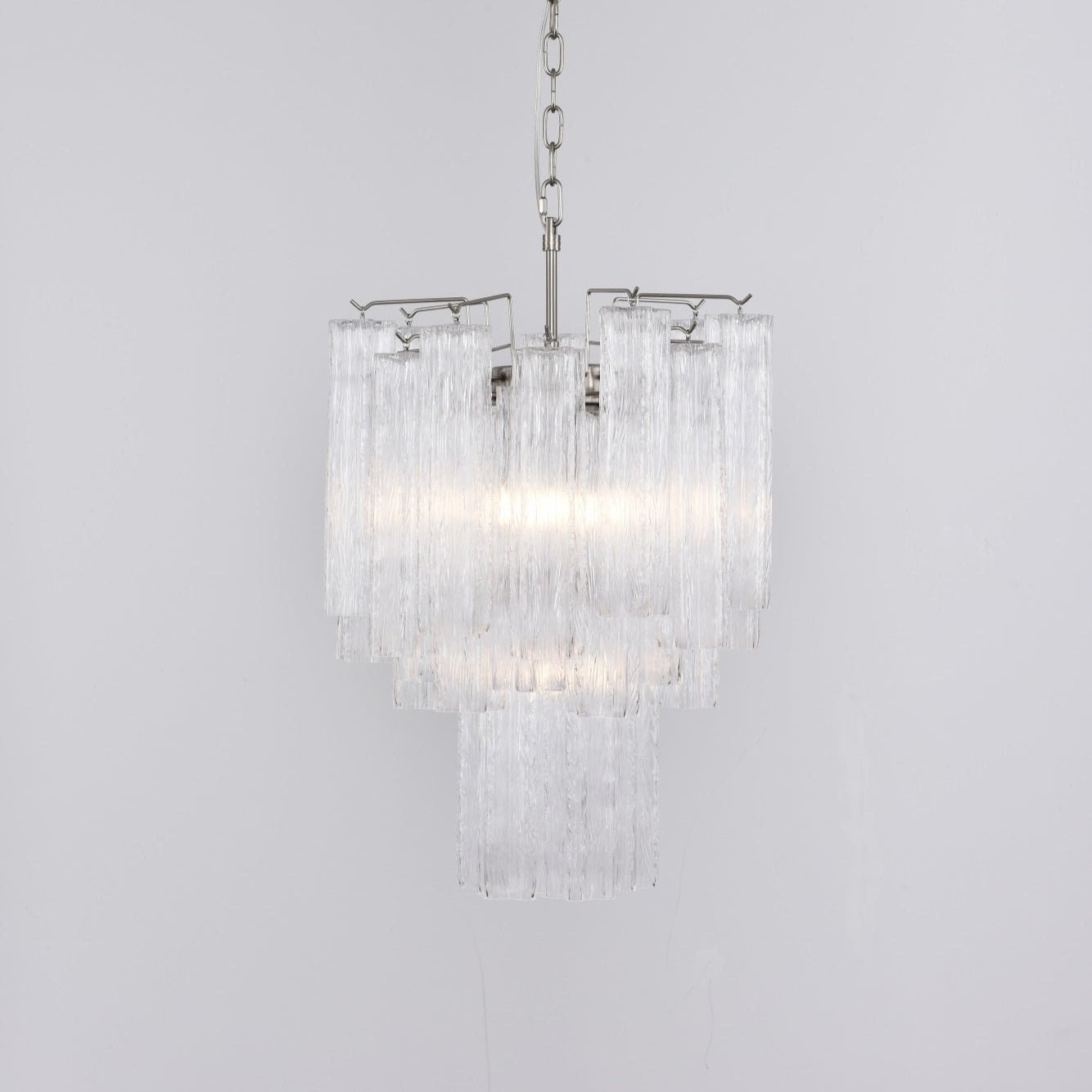 Aurora Lustre en Verre Clair Moderne