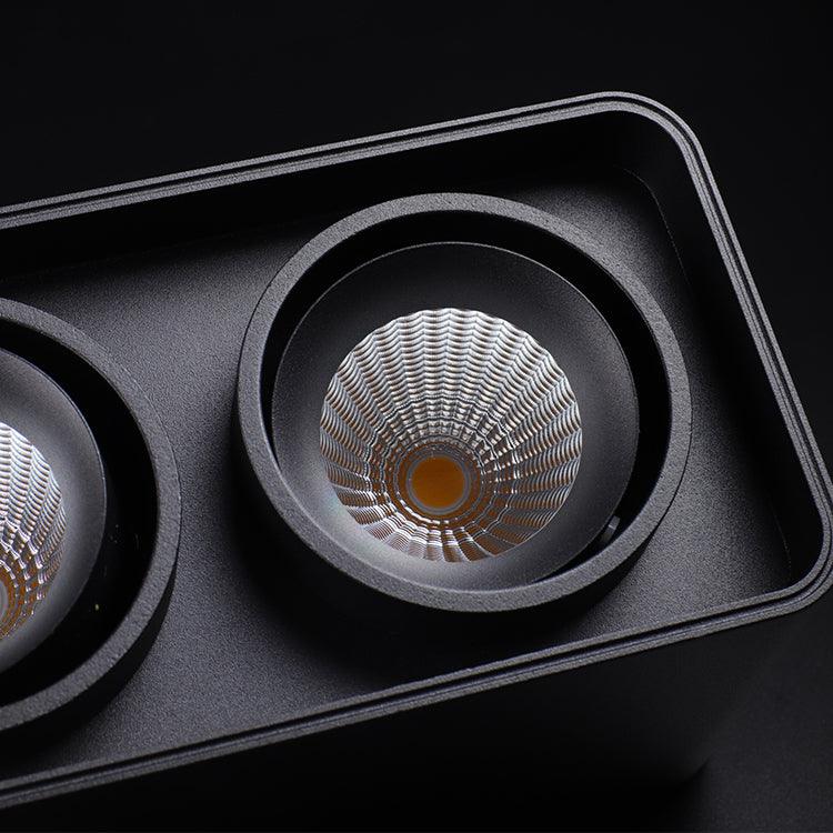 Solara Projecteur Encastré Jumeau LED Angulaire Minimaliste
