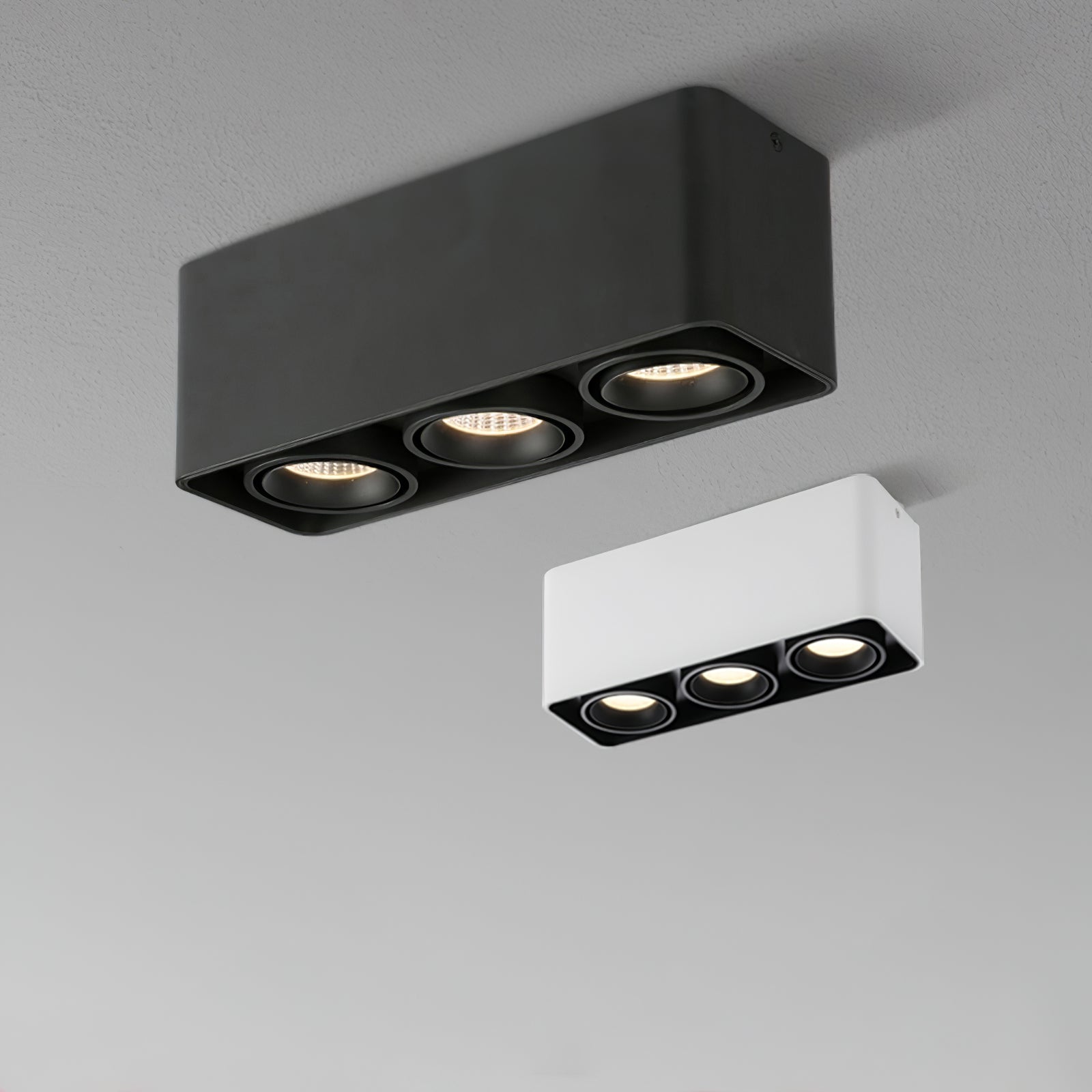 Solara Projecteur Encastré Jumeau LED Angulaire Minimaliste