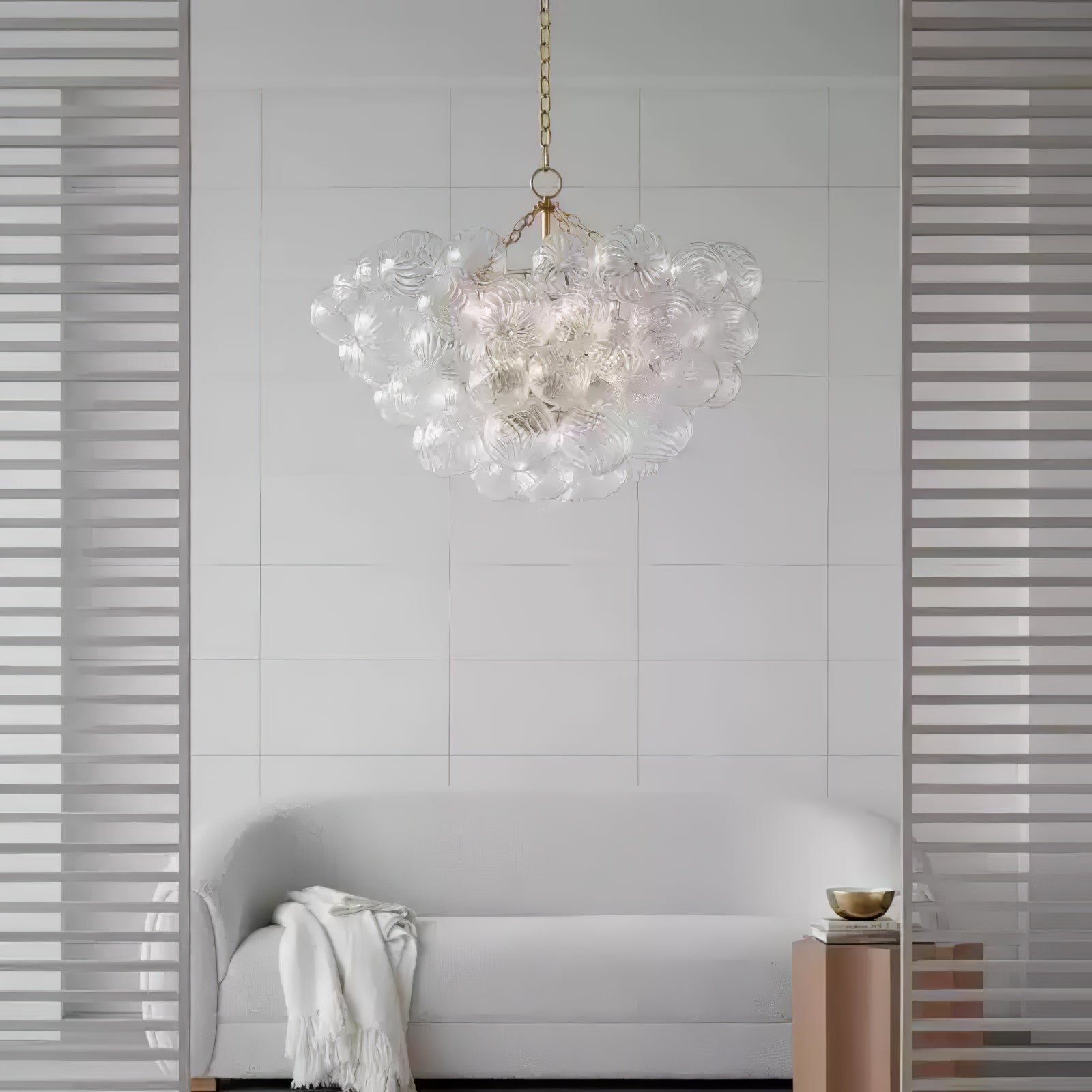 Aurora Lustre Moderne en Verre Boule Bulle