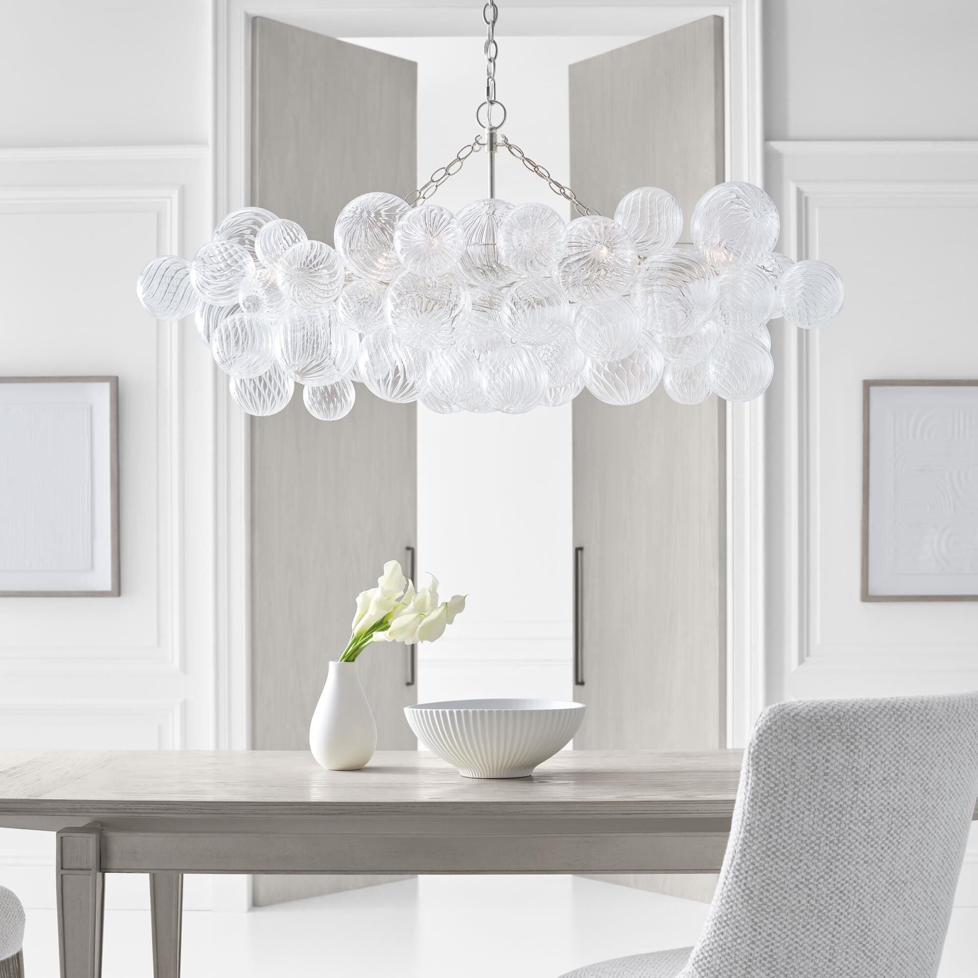 Aurora Lustre Moderne en Verre Boule Bulle