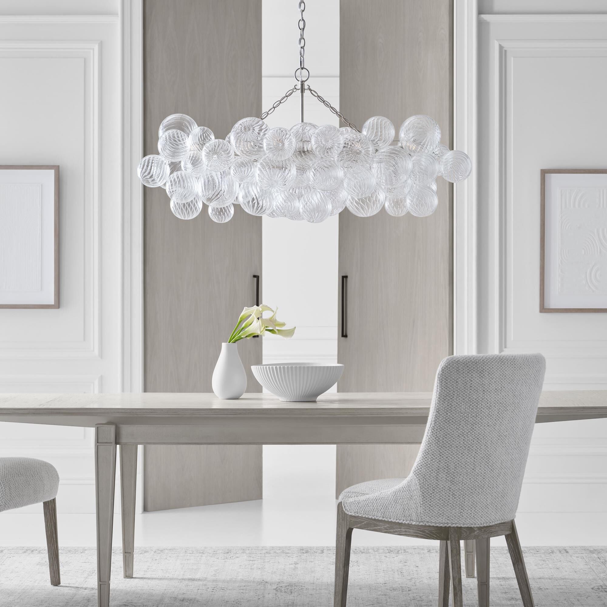 Aurora Lustre Moderne en Verre Boule Bulle