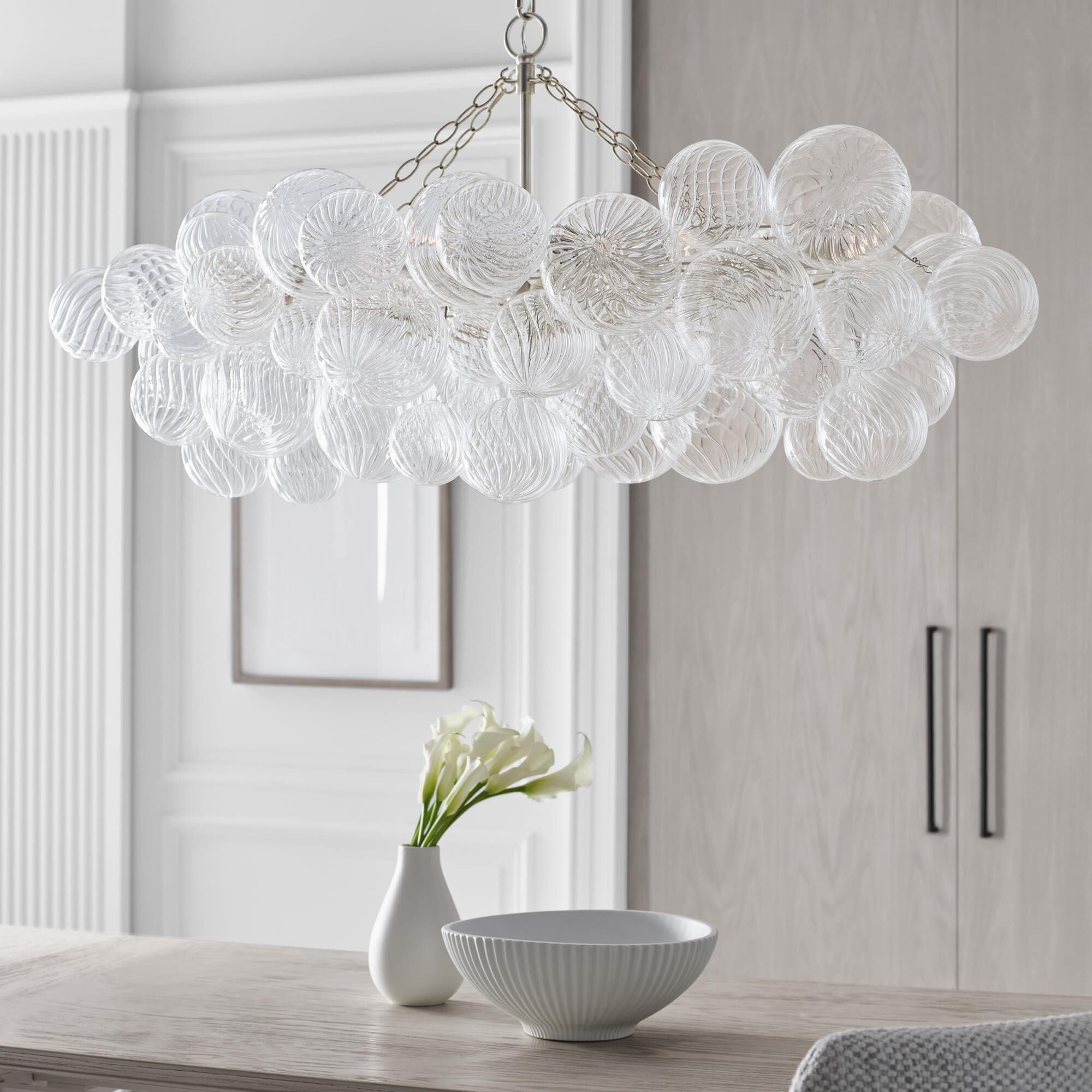 Aurora Lustre Moderne en Verre Boule Bulle