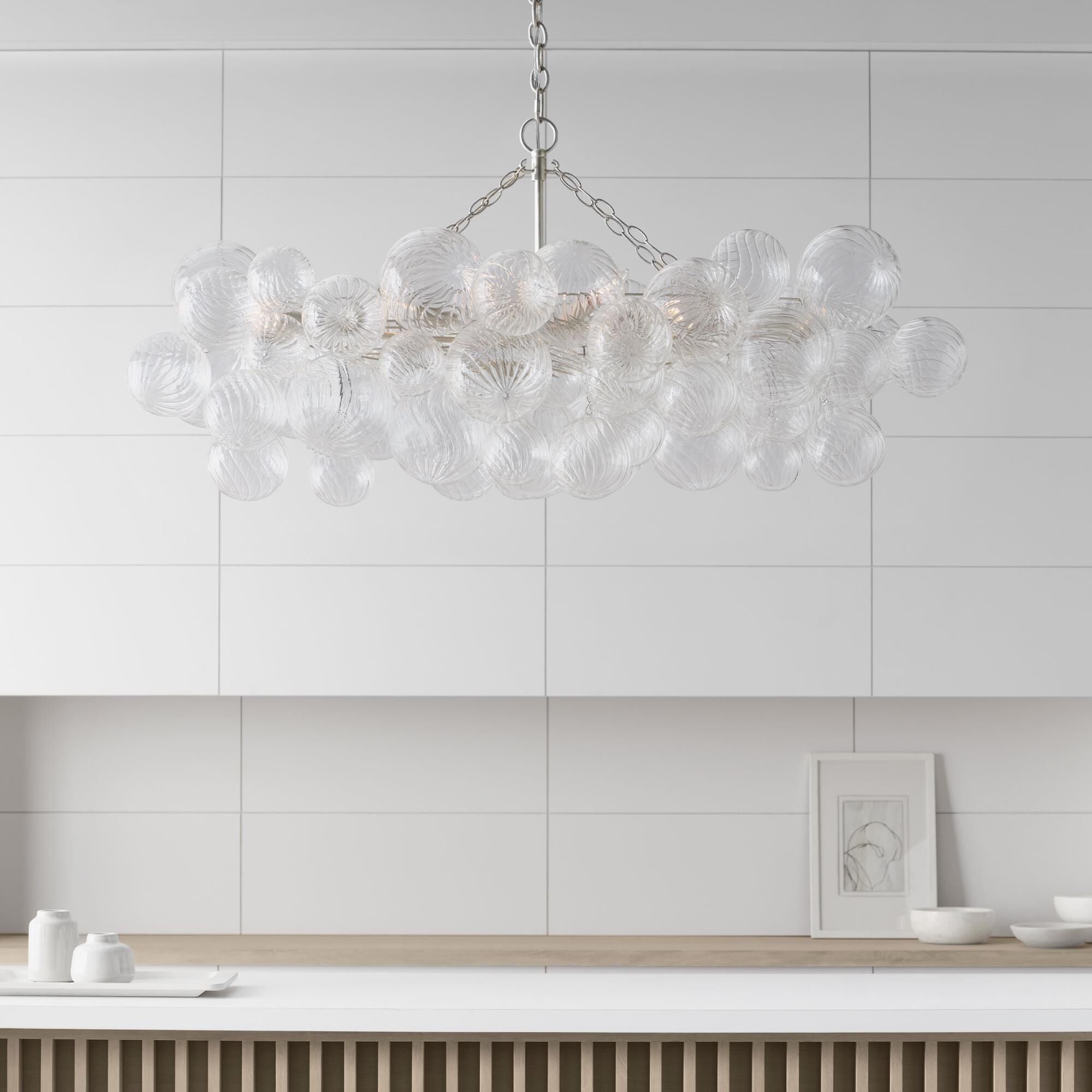 Aurora Lustre Moderne en Verre Boule Bulle