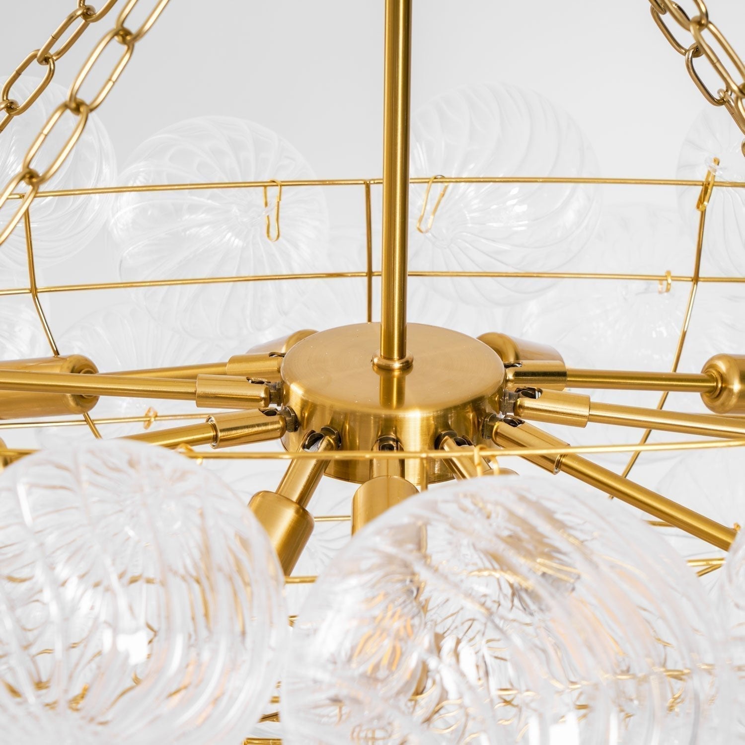 Aurora Lustre Moderne en Verre Boule Bulle