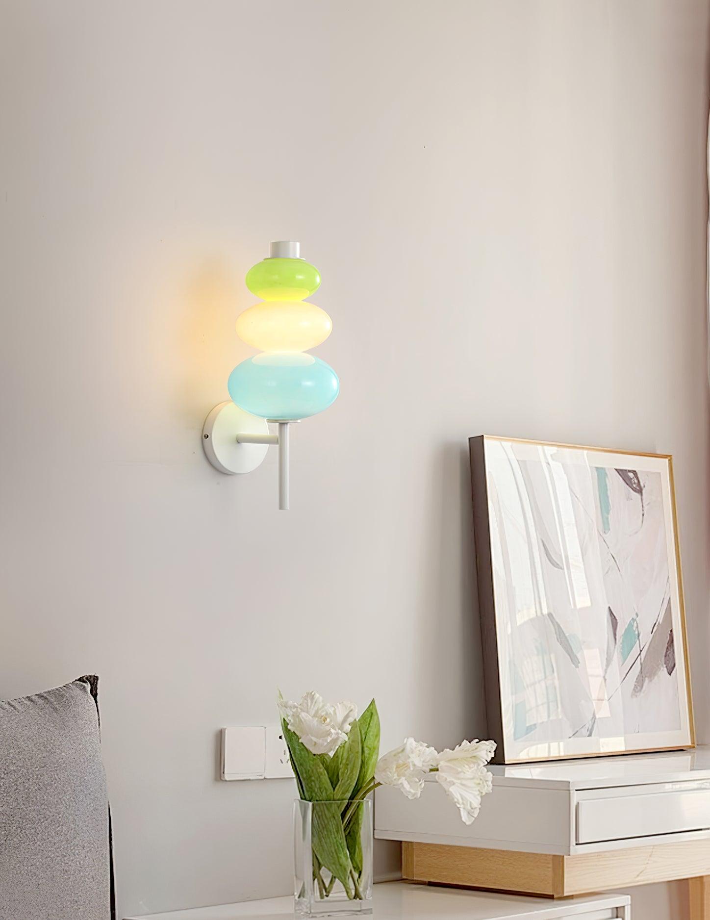 Pebble Applique Murale Moderne en Verre