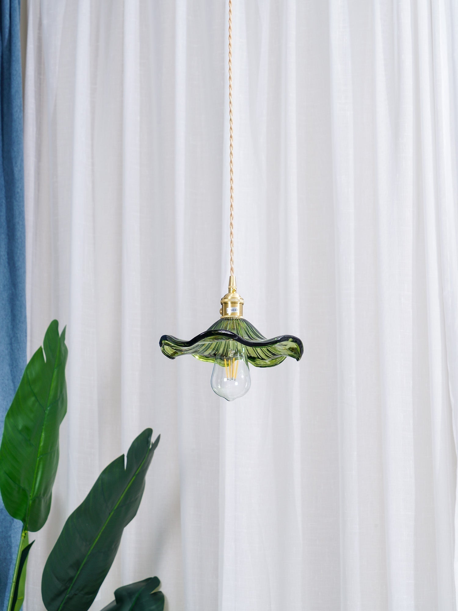 Daphne Suspension Fleur en Verre Moderne