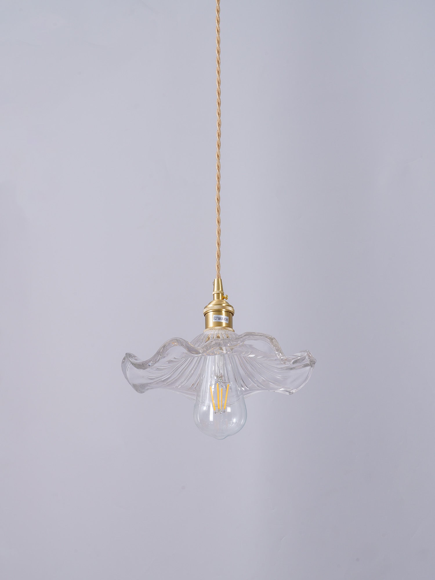 Daphne Suspension Fleur en Verre Moderne