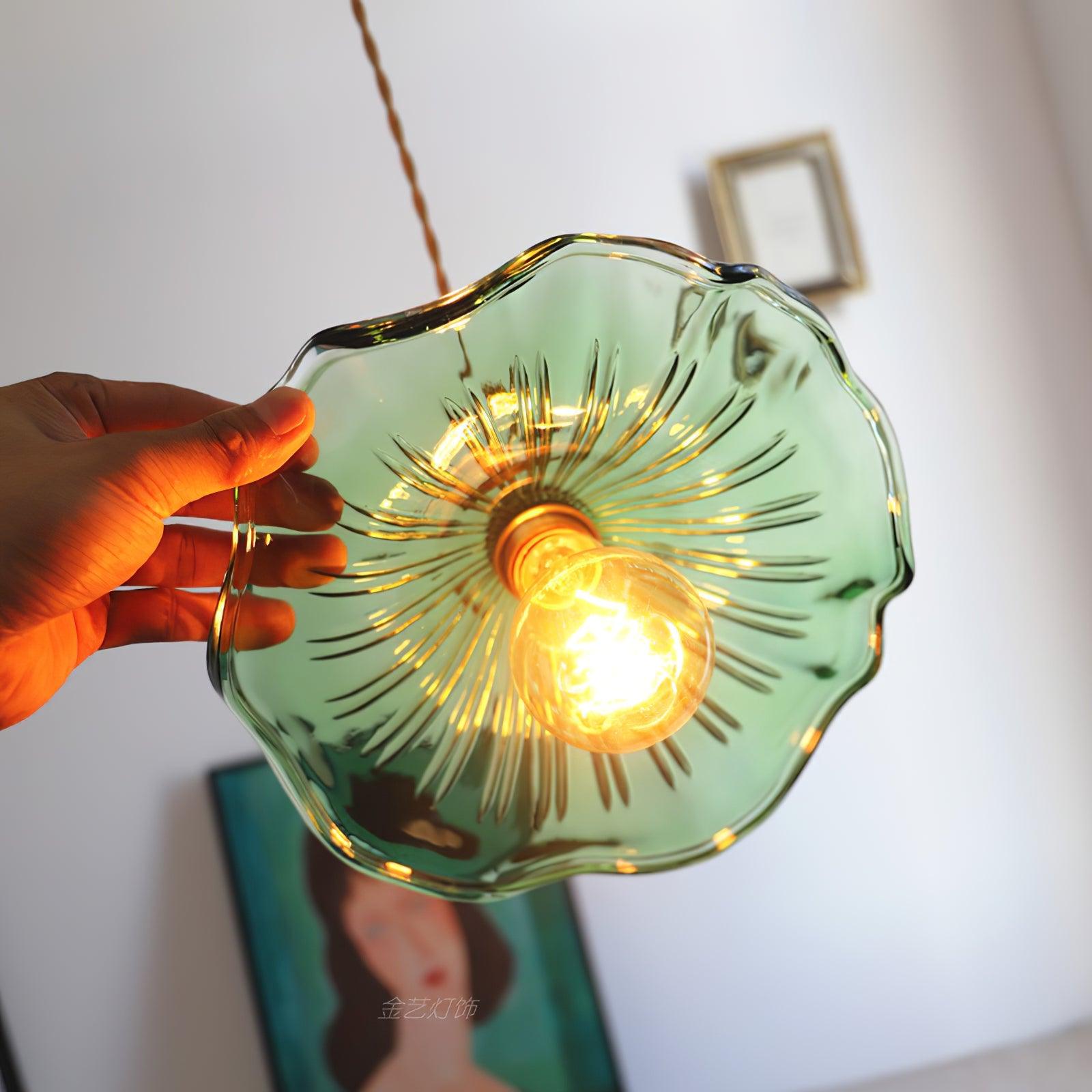 Daphne Suspension Fleur en Verre Moderne