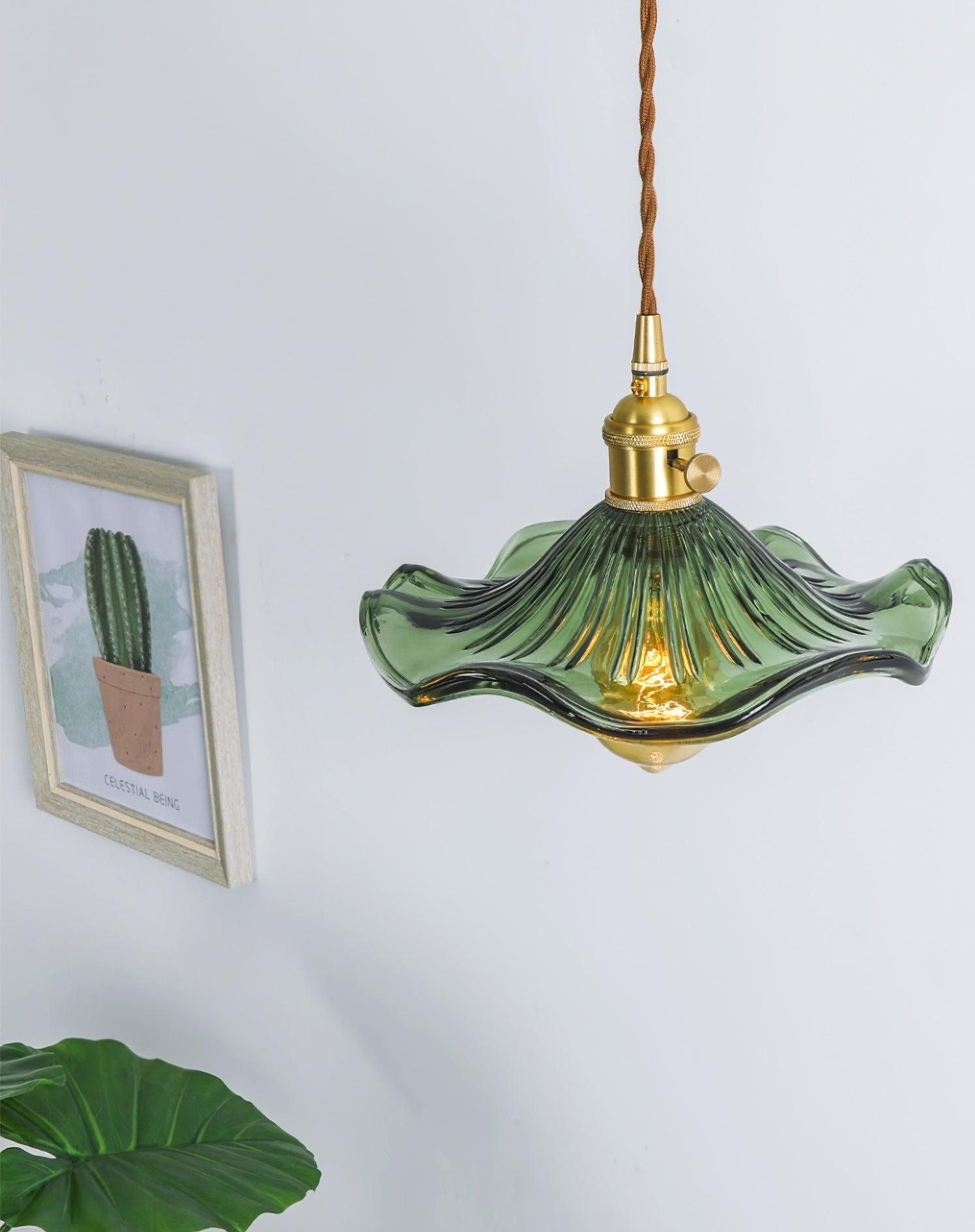 Daphne Suspension Fleur en Verre Moderne
