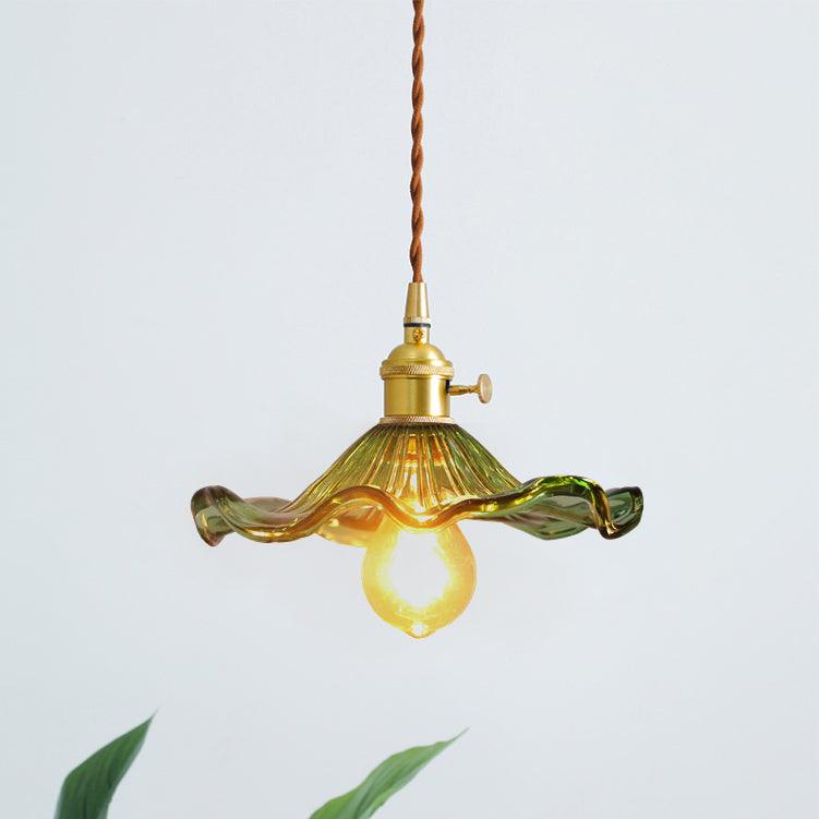 Daphne Suspension Fleur en Verre Moderne