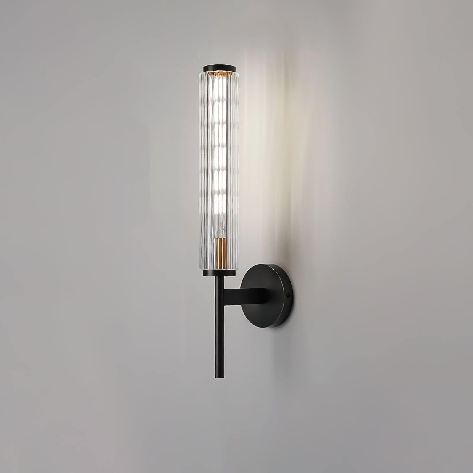 Cemaros Applique Murale Linéaire en Laiton et Verre Premium