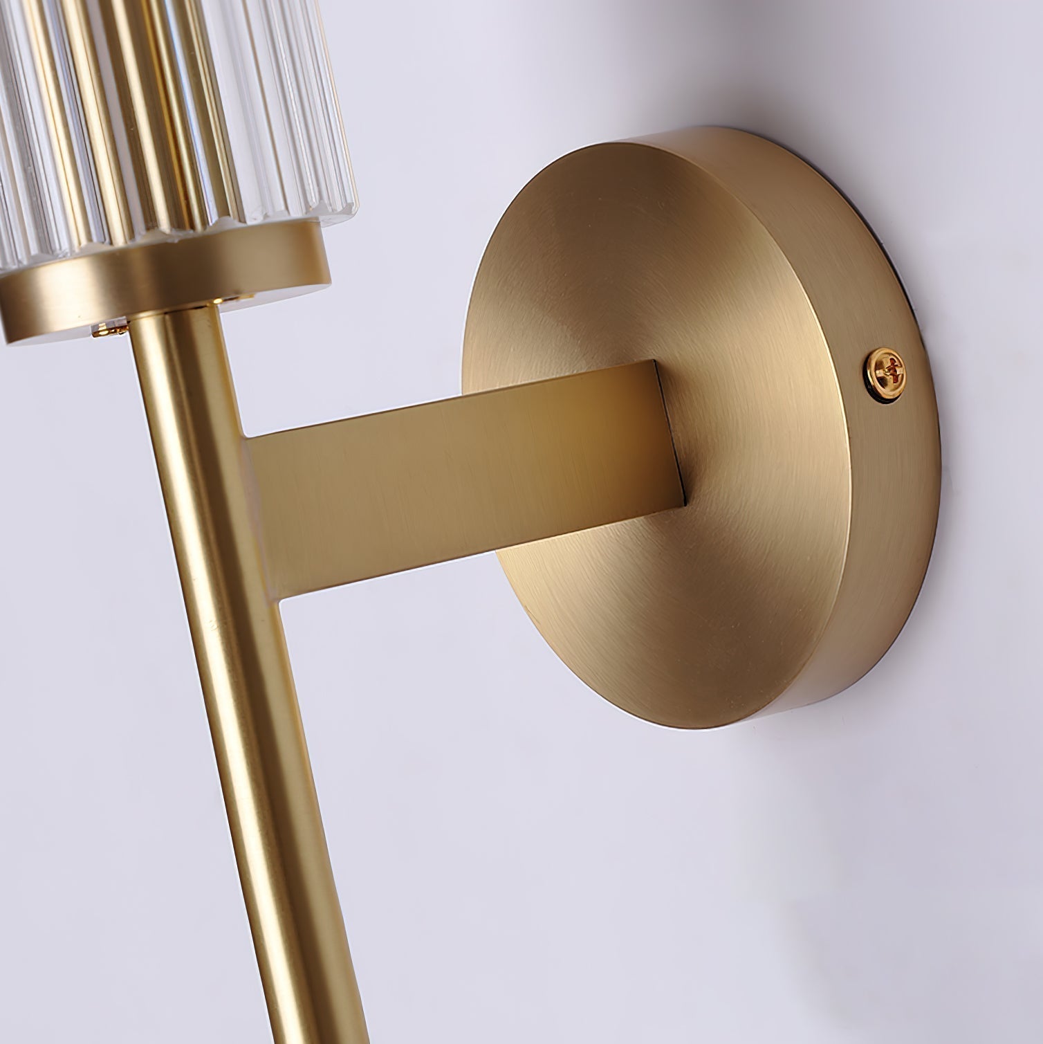 Cemaros Applique Murale Linéaire en Laiton et Verre Premium