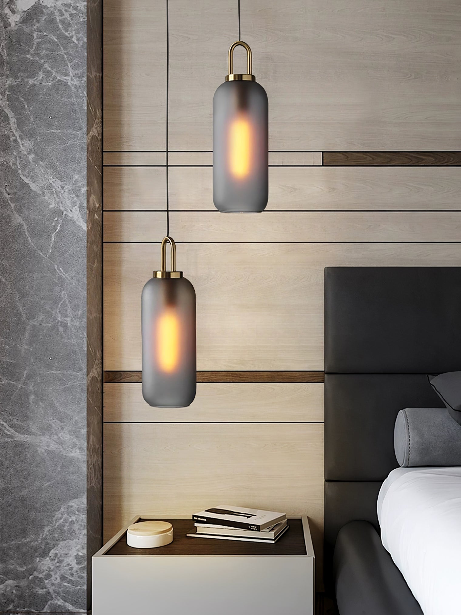 Lustra Suspension Pendule en Verre