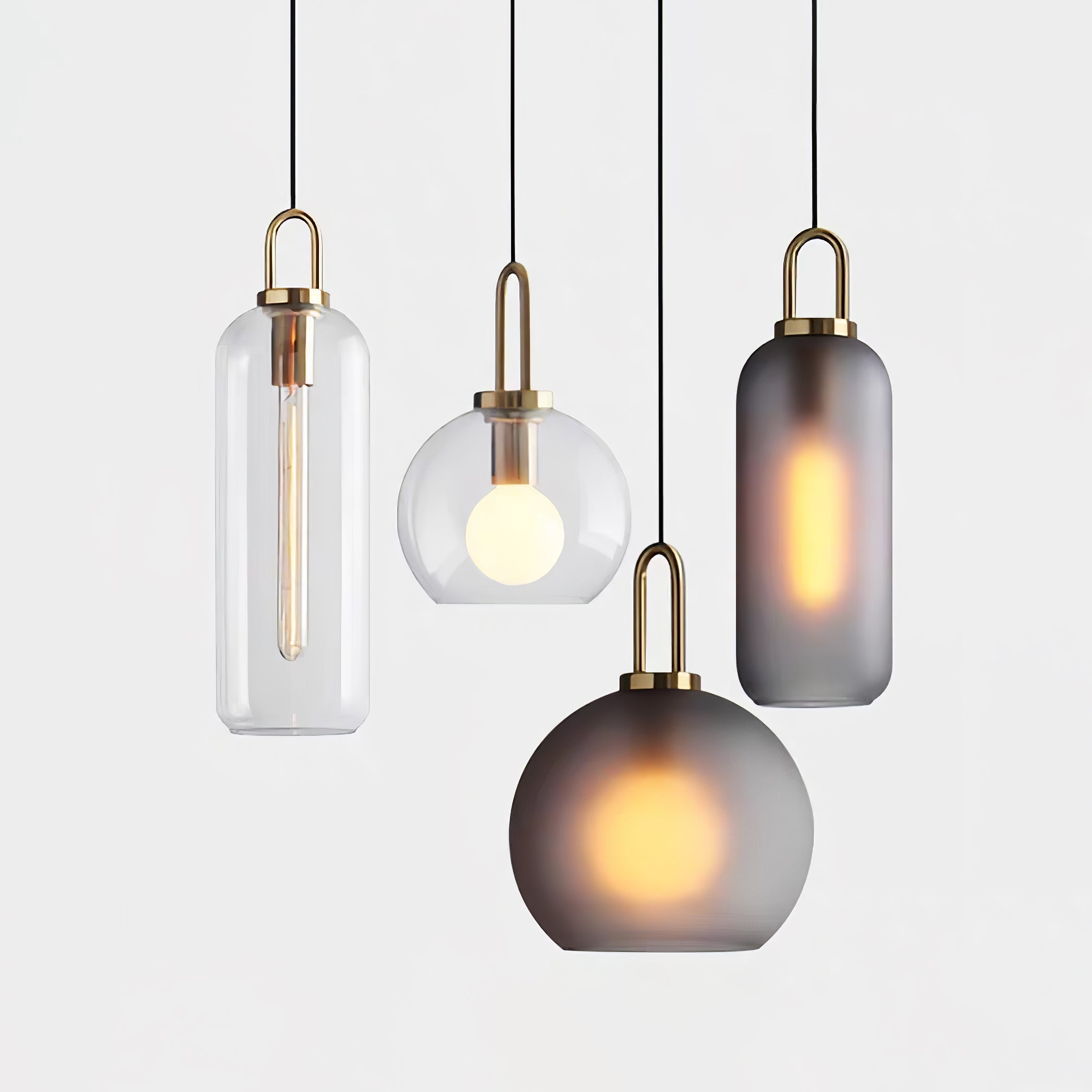 Lustra Suspension Pendule en Verre