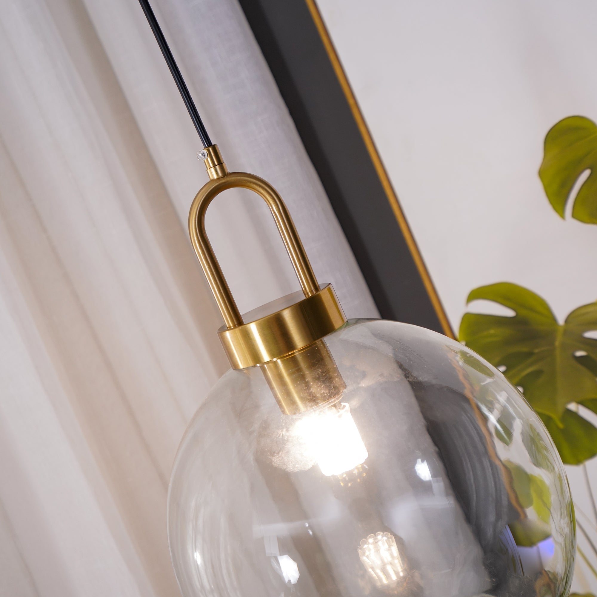 Lustra Suspension Pendule en Verre