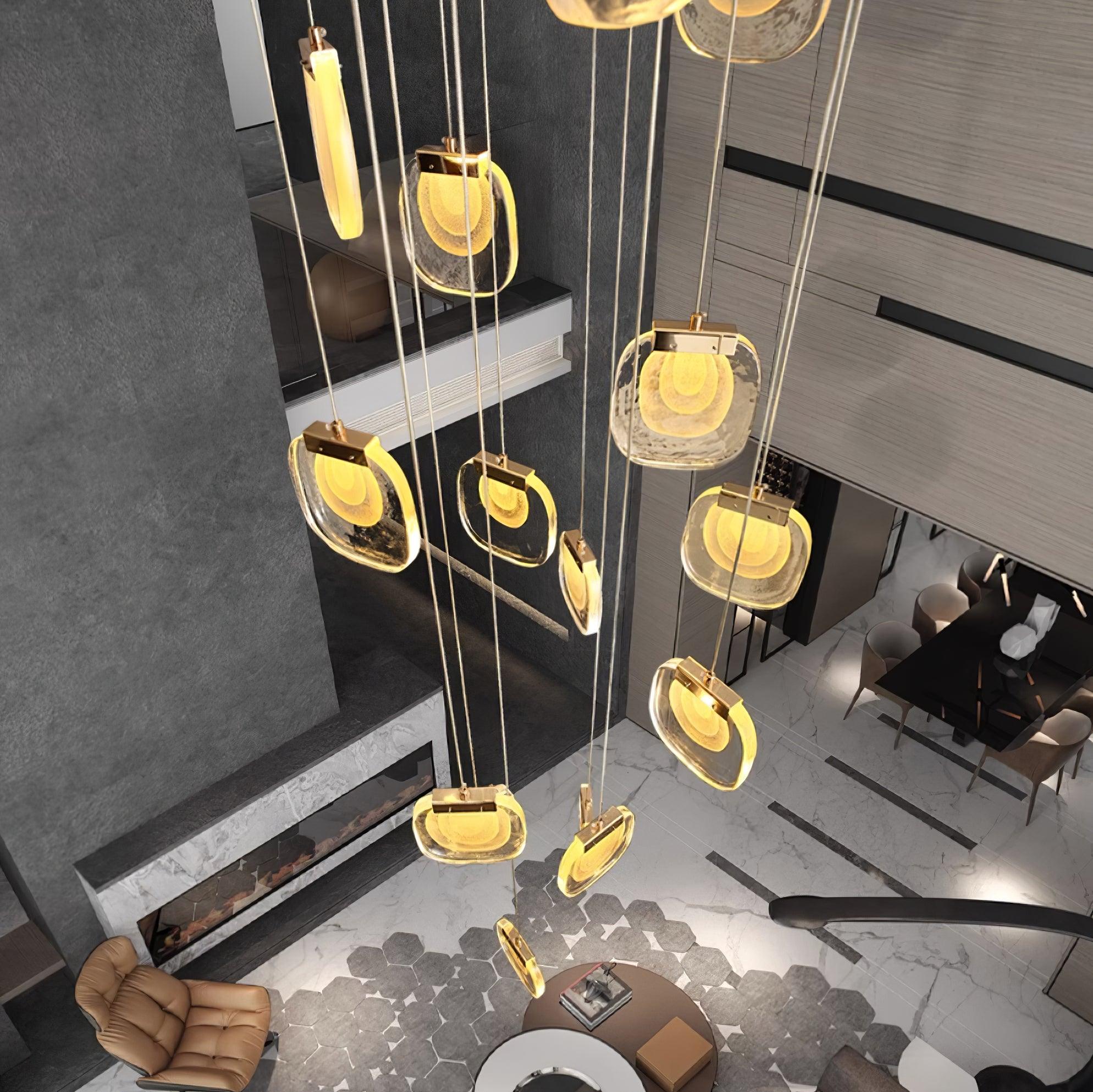 Avesia Suspension minimaliste en verre