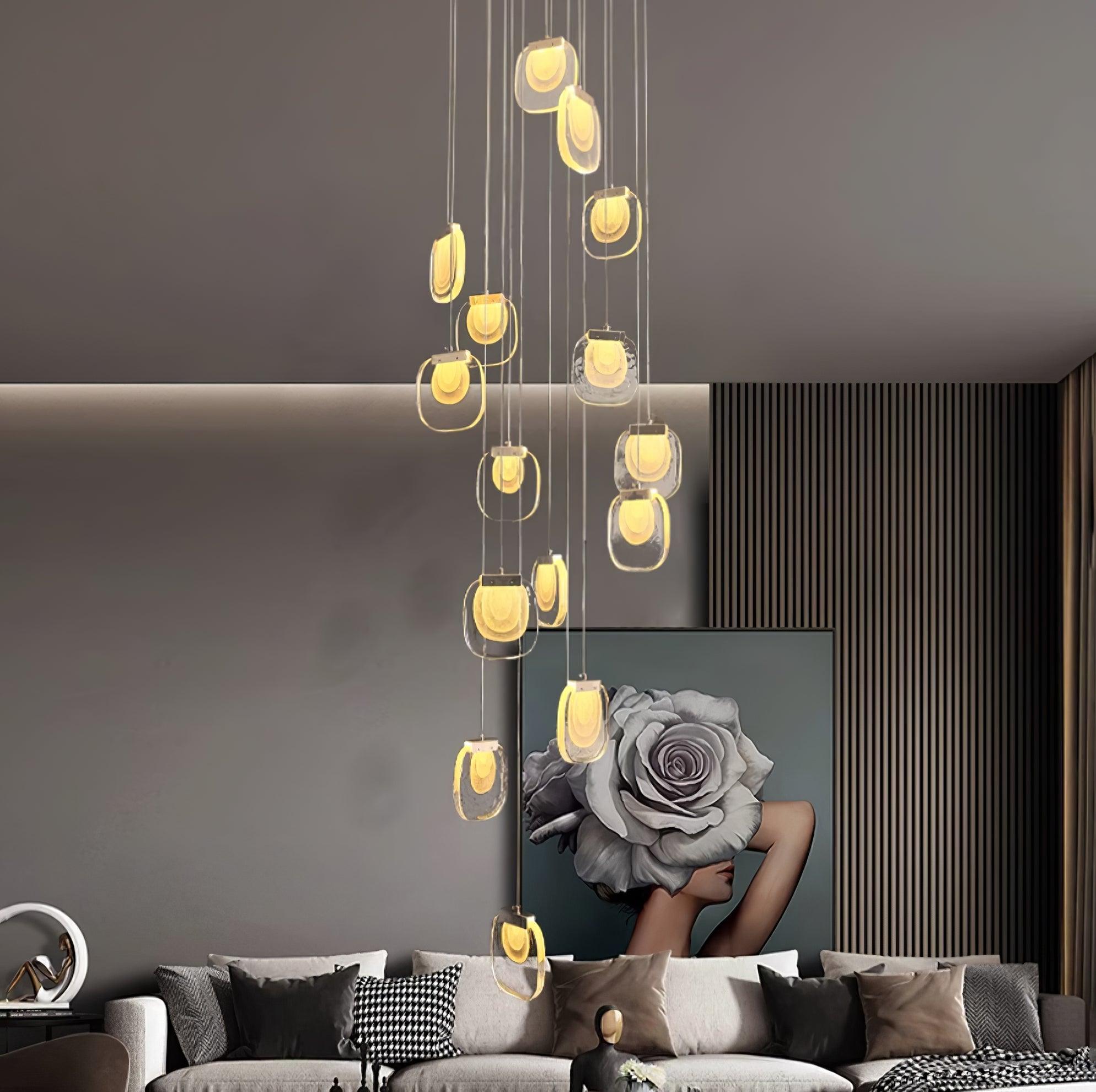 Avesia Suspension minimaliste en verre