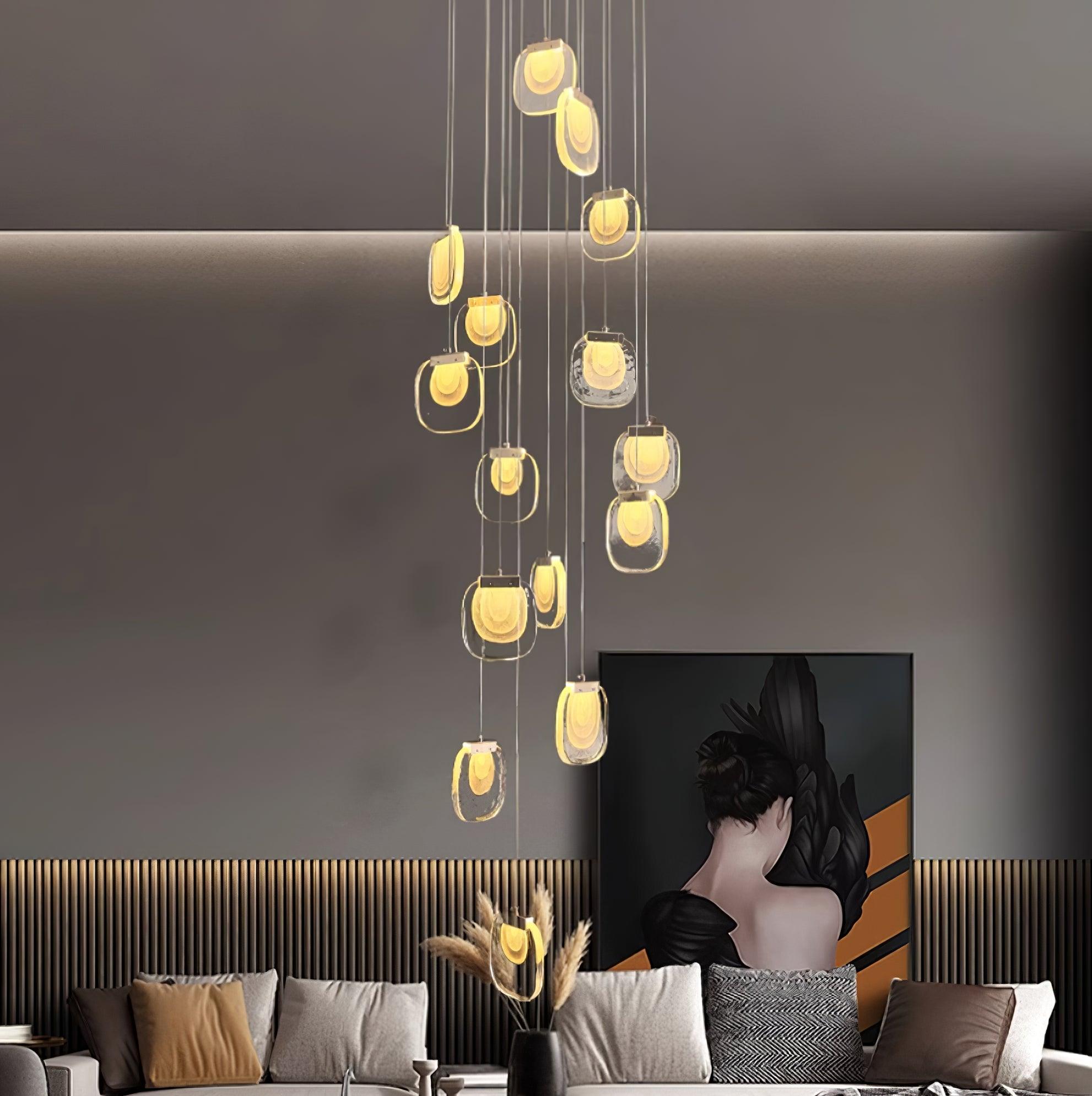Avesia Suspension minimaliste en verre