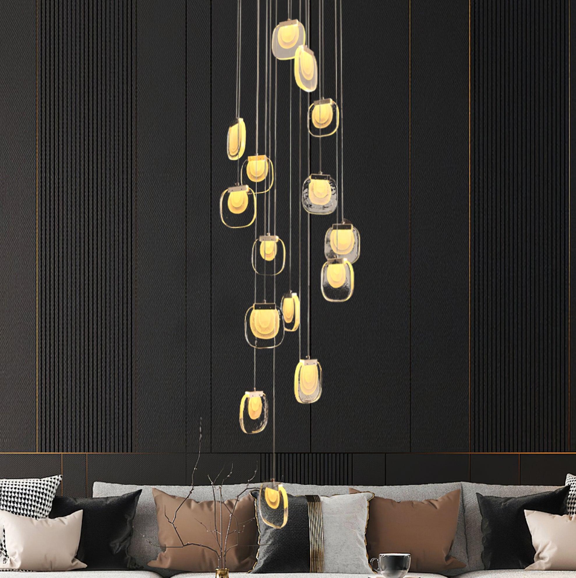 Avesia Suspension minimaliste en verre