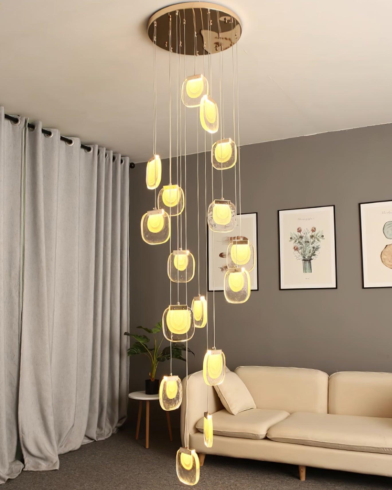 Avesia Suspension minimaliste en verre