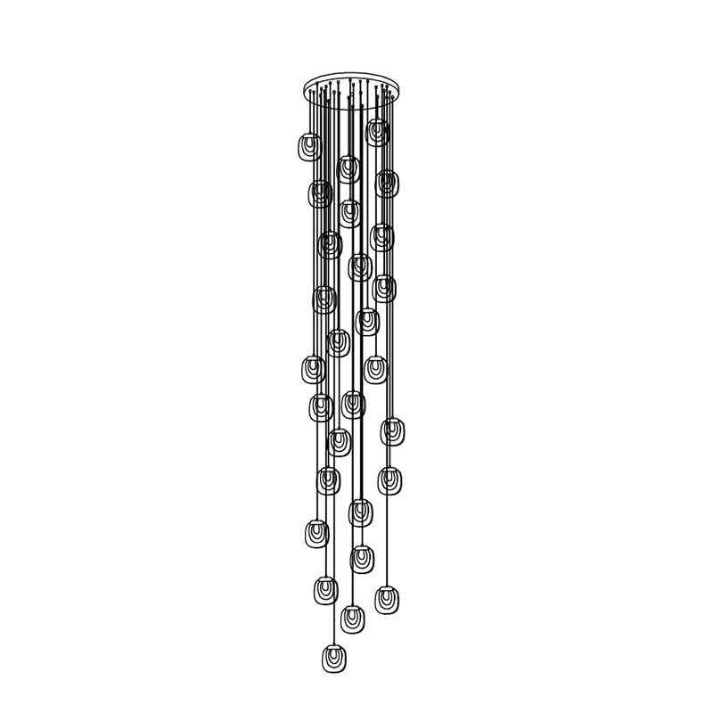 Avesia Suspension minimaliste en verre