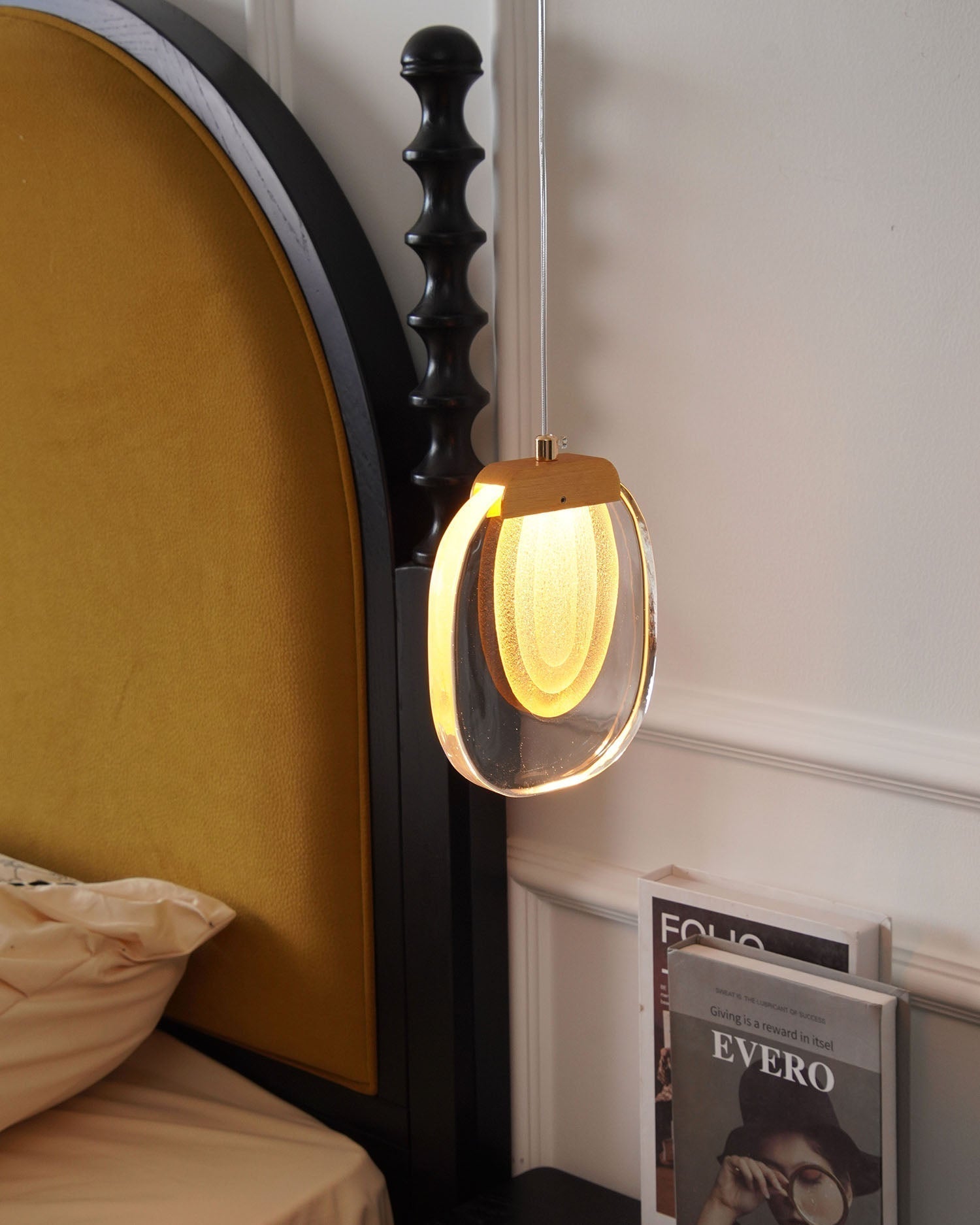 Avesia Suspension minimaliste en verre
