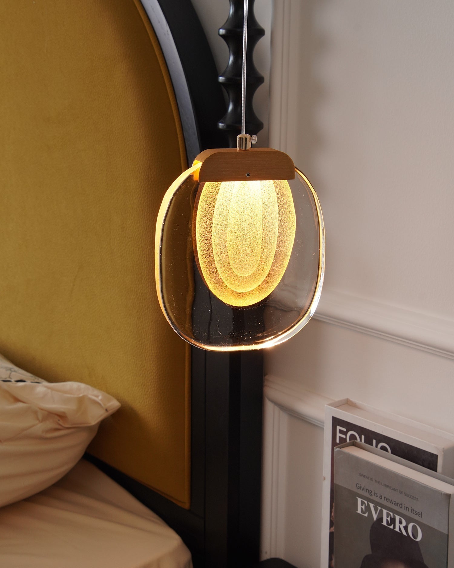 Avesia Suspension minimaliste en verre