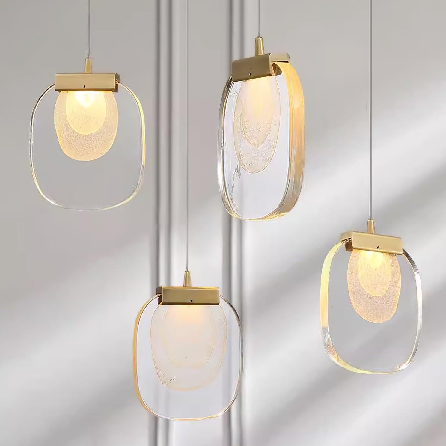Avesia Suspension minimaliste en verre