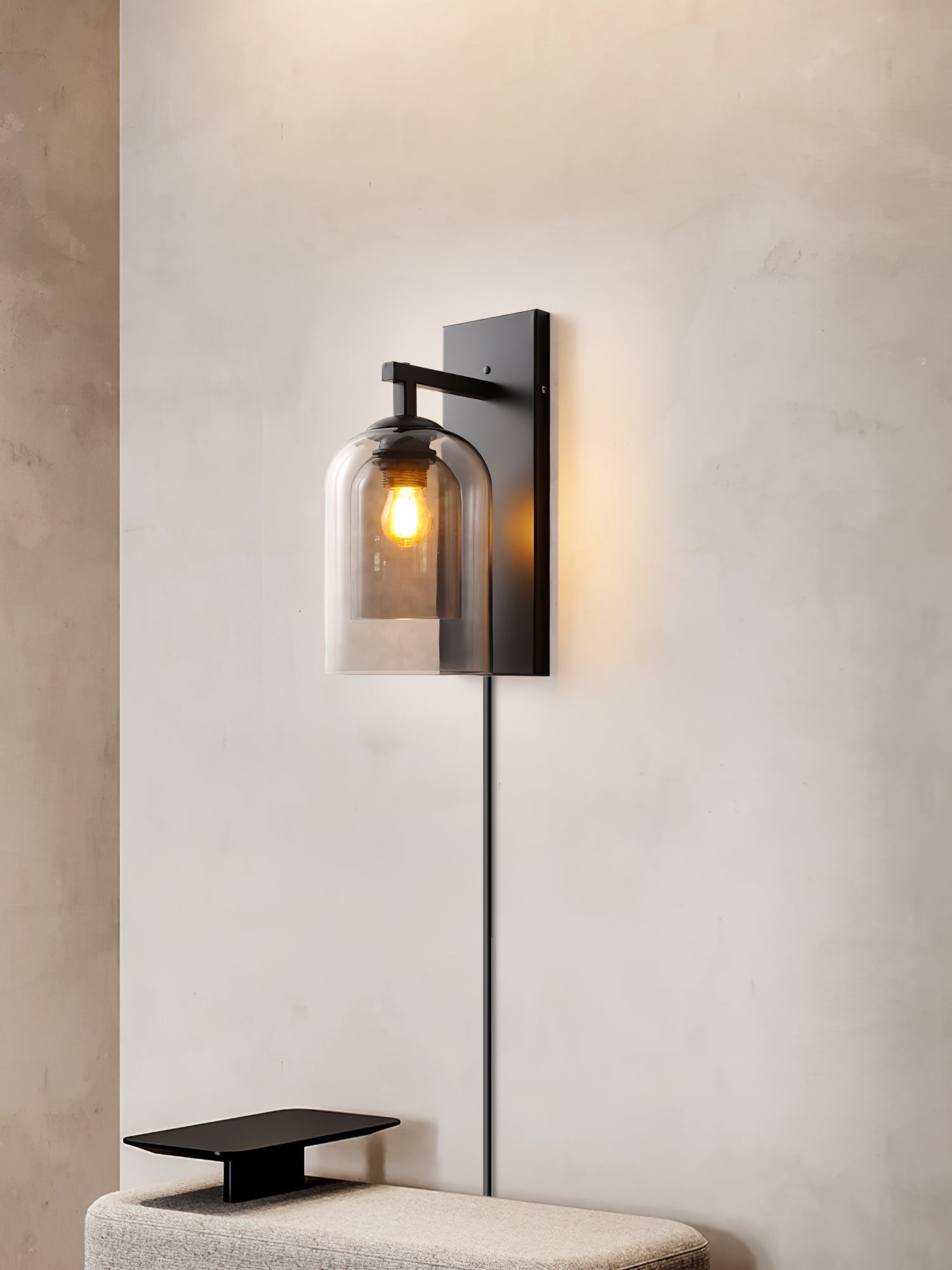 Mora Nordic Art Tubular Plug-in Glass Wall Lamp