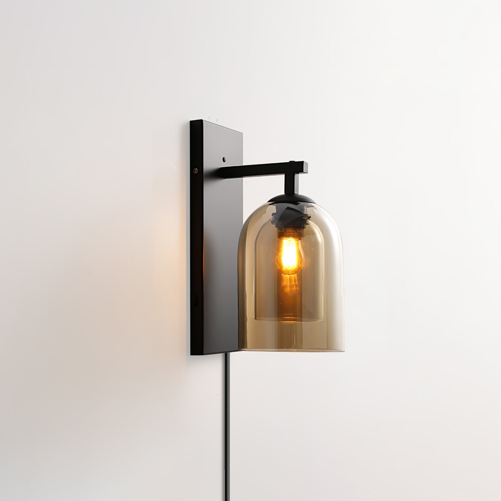 Mora Nordic Art Tubular Plug-in Glass Wall Lamp