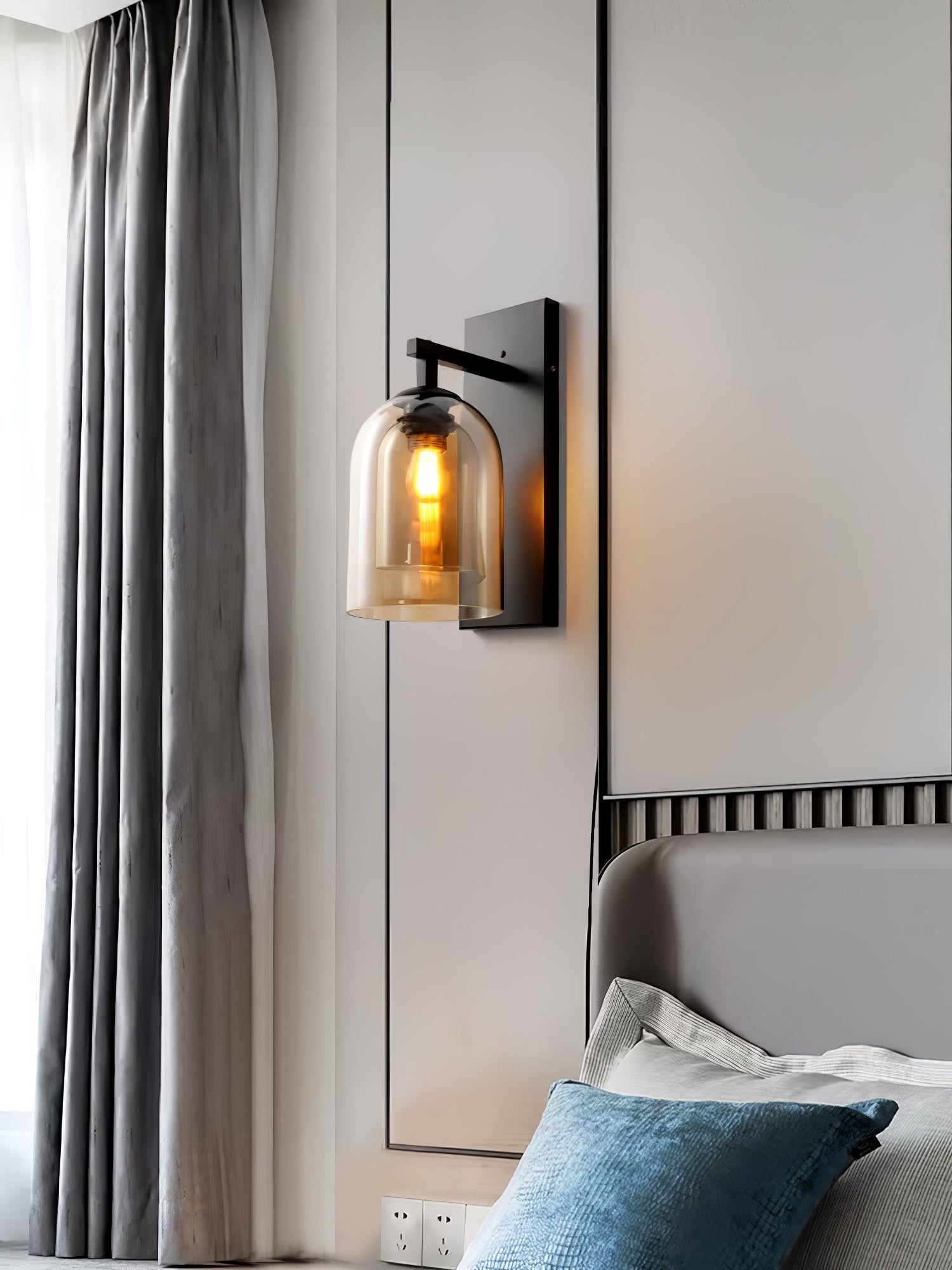 Monroe Applique Murale Tubulaire en Verre Art Nordic Premium