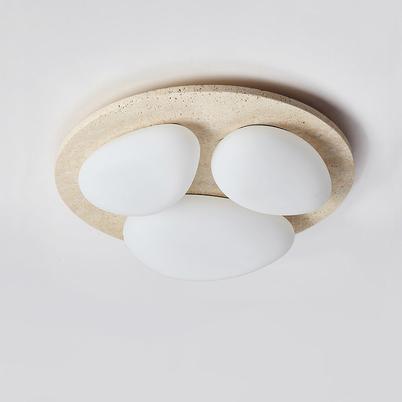Lylaeen Plafonnier Moderne Et Minimaliste En Plastique Travertin