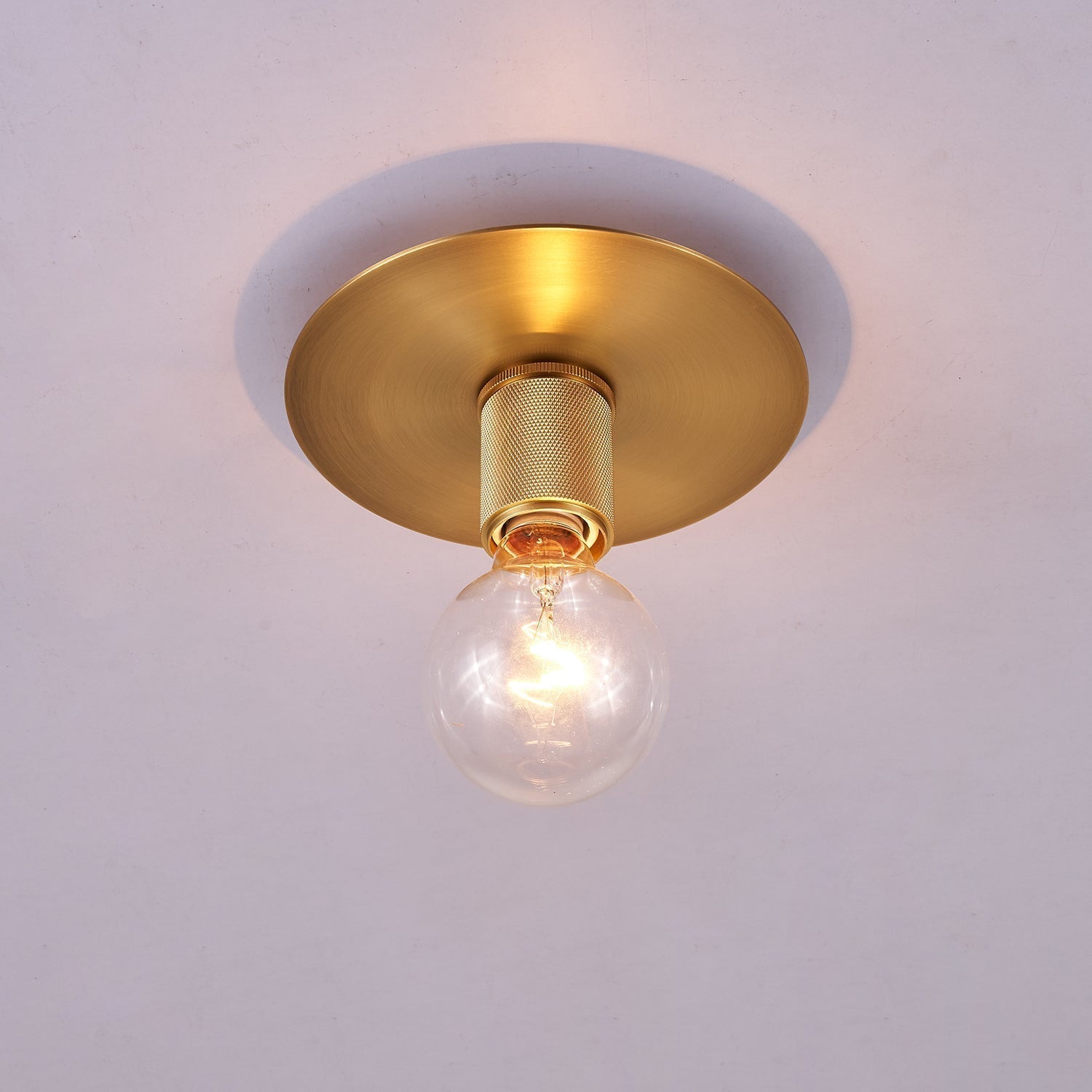 Aursorion Plafonnier Moderne Minimaliste Laiton