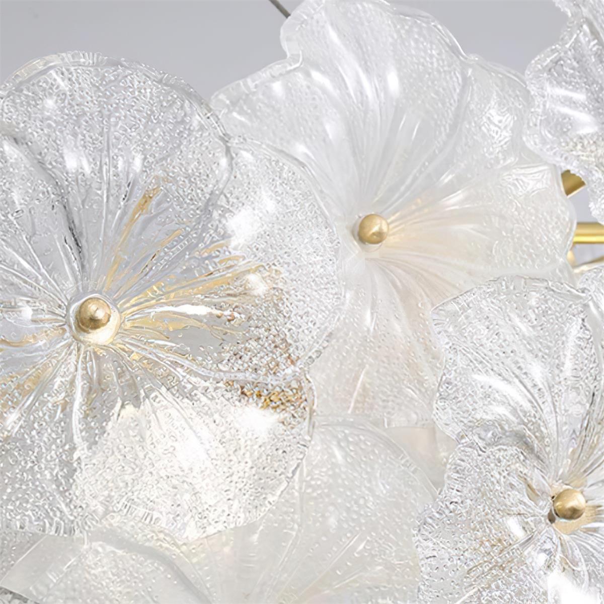 Glezen Lustre Verre Pétale Floral