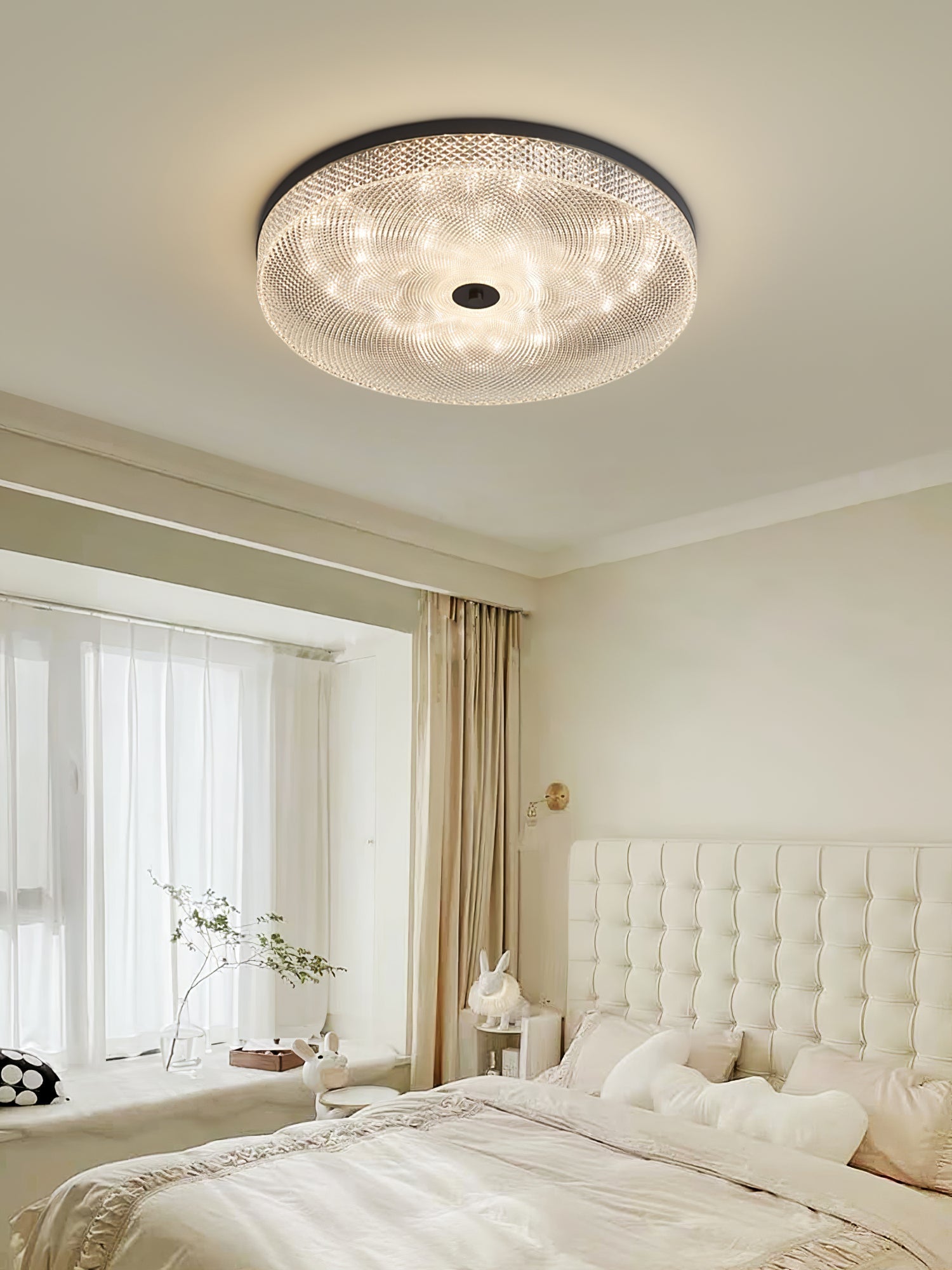 Ovelion Plafonnier moderne minimaliste à rayures