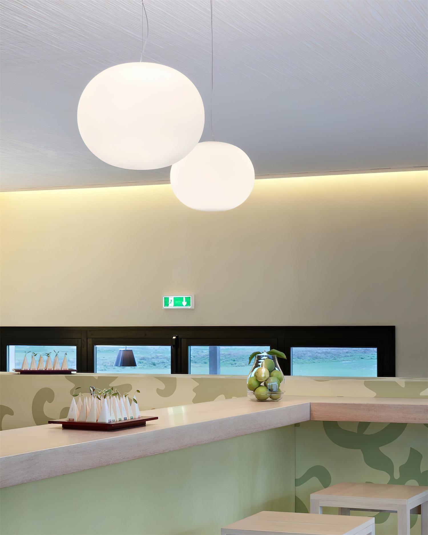 Opivio Suspension Globe Blanche