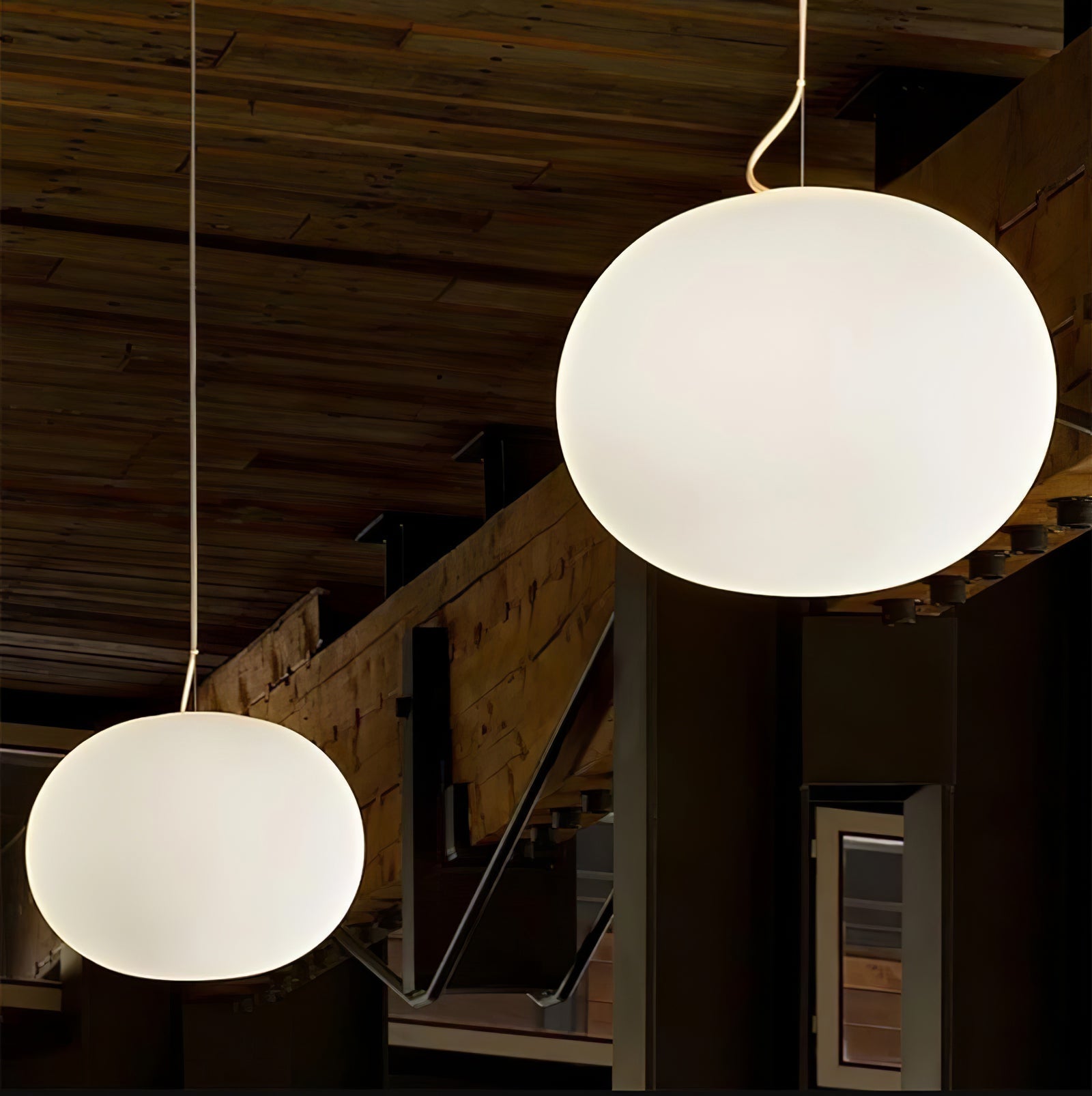 Orb Lustre Suspendu Moderne En Verre