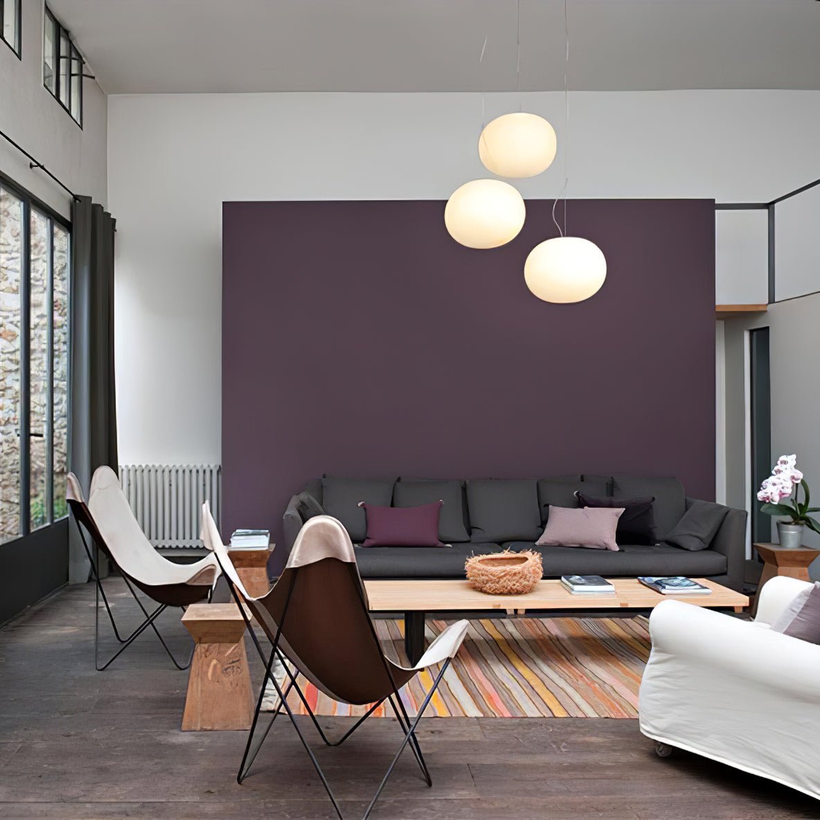 Orba Suspension Lampe en Verre Contemporain