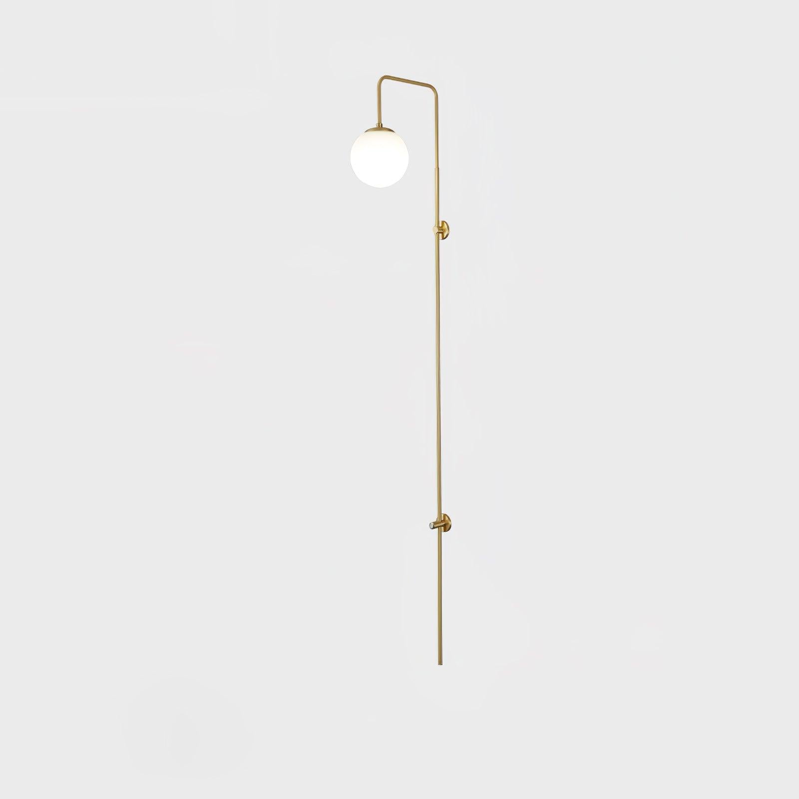 Nyvaris Applique Murale Minimaliste Laiton et Verre