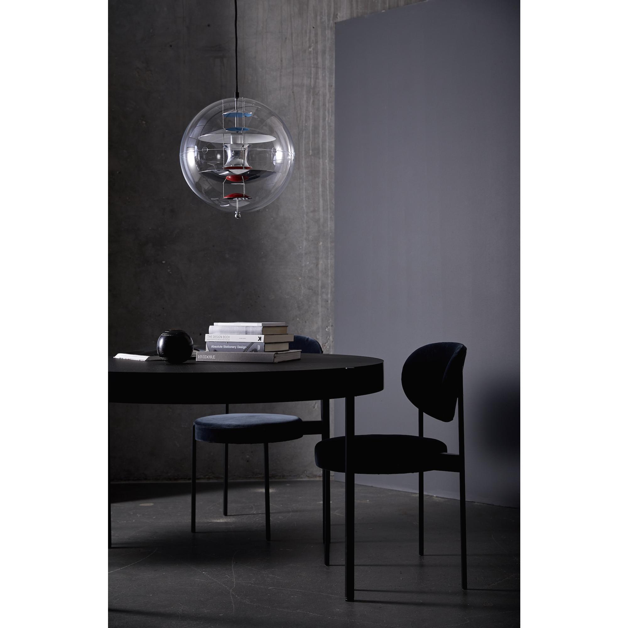 Orlaeen Lampe suspendue Globe en métal et acrylique à créativité individuelle